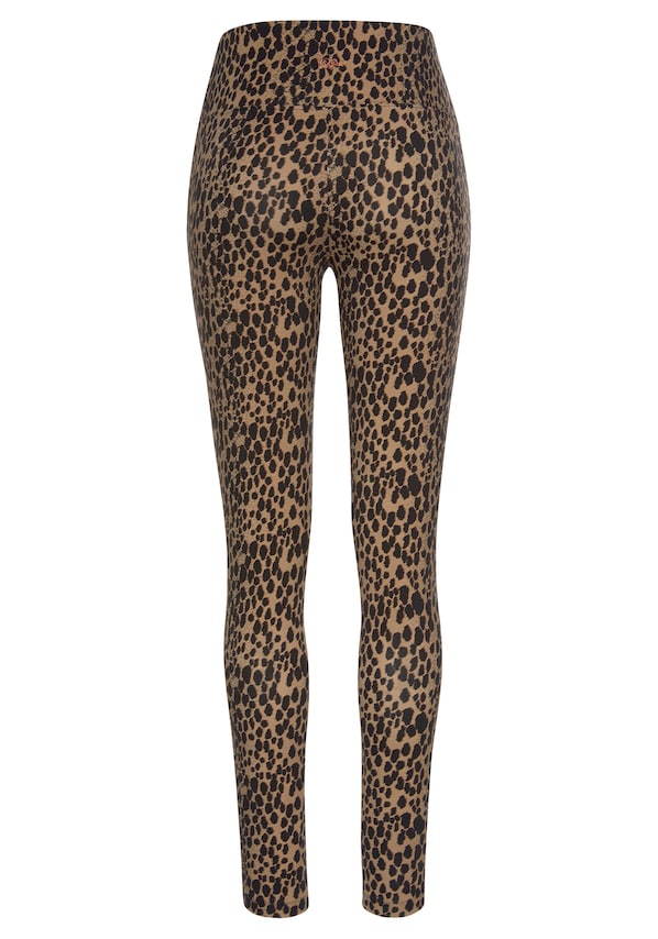 BUFFALO, Leggings, barna, 5 kép a 7 közül