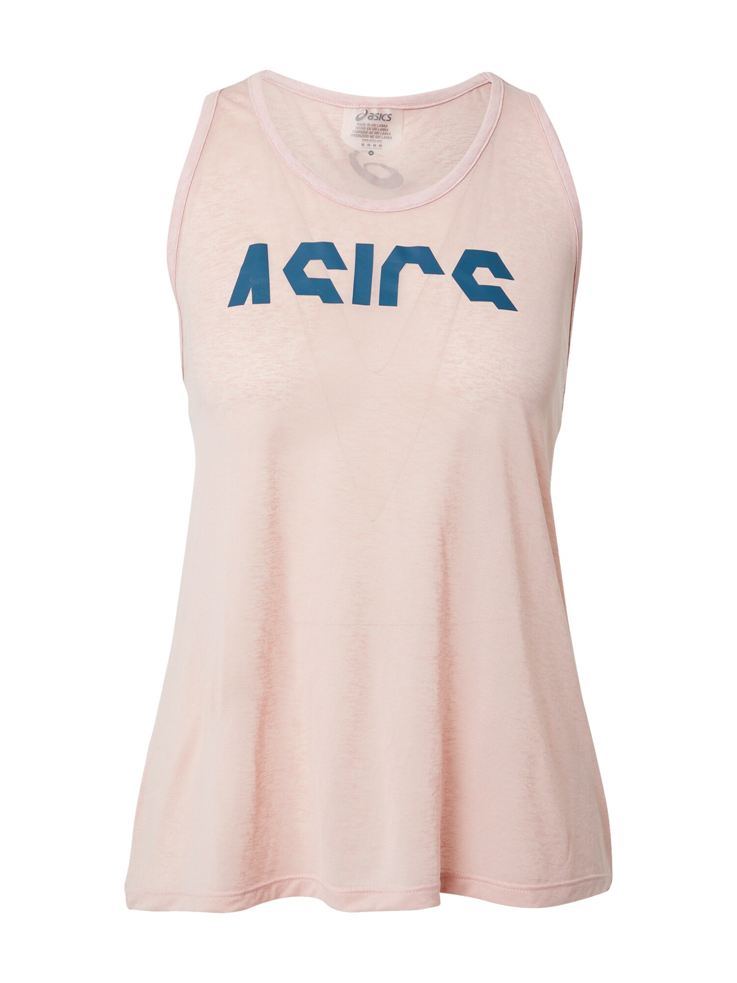 ASICS Sportiniai marškinėliai be rankovių  rožinė / juoda