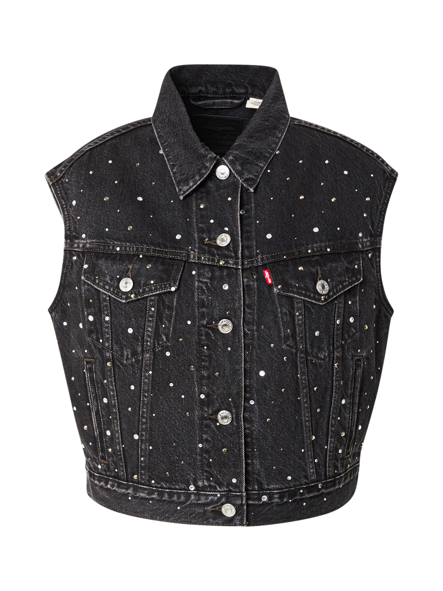 LEVI'S ® Vesta 'SHRUNKEN'  čierny denim