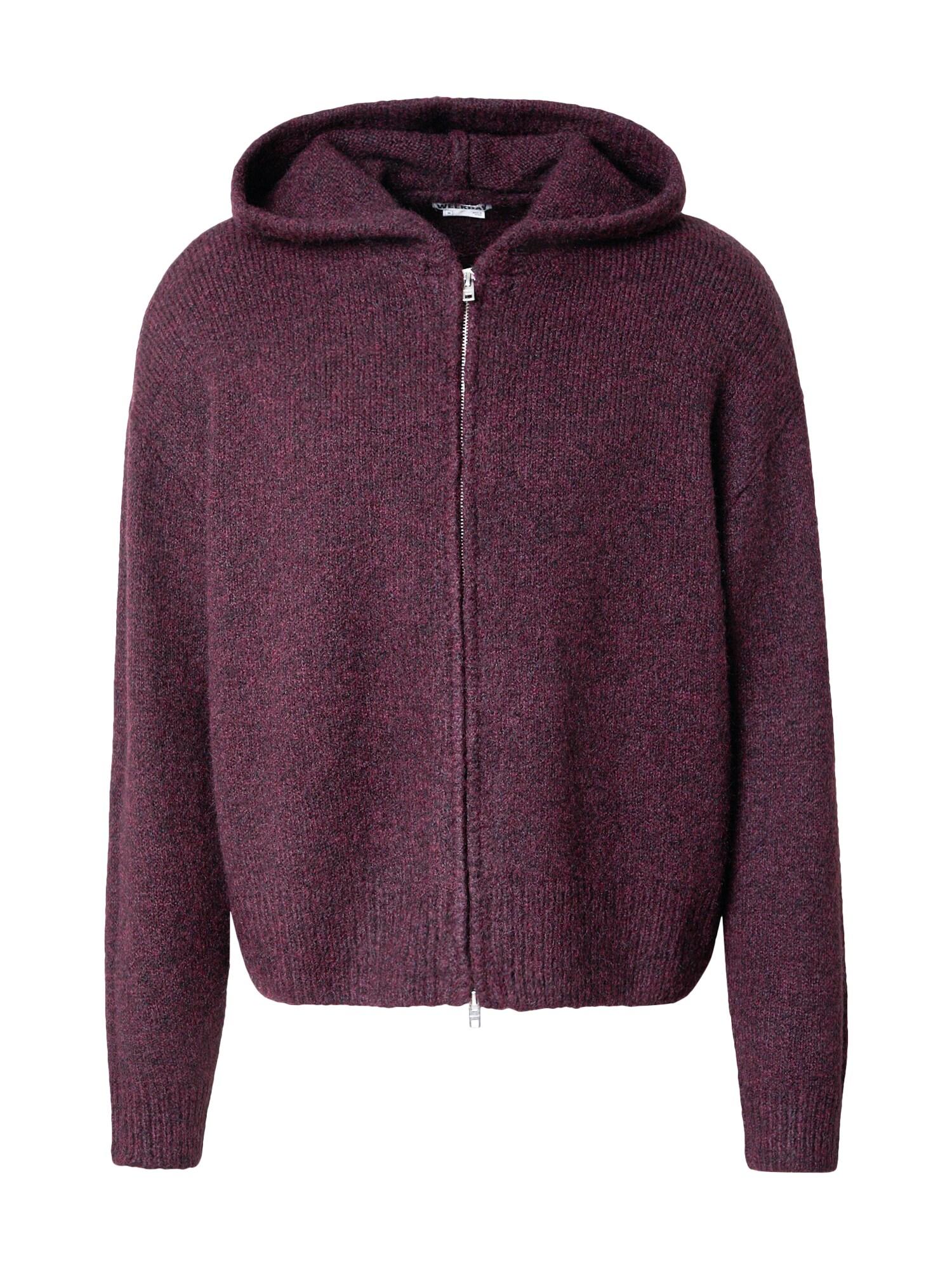 WEEKDAY Geacă tricotată  roșu bordeaux