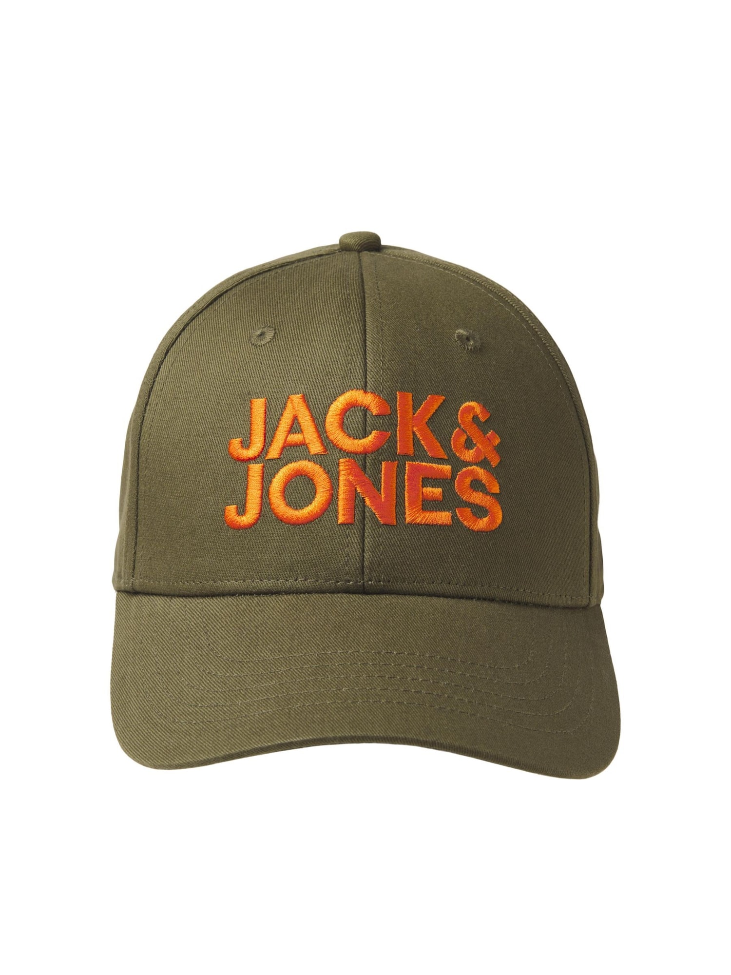 JACK & JONES Sapkák 'GALL'  khaki / narancs akciós termékkép 1