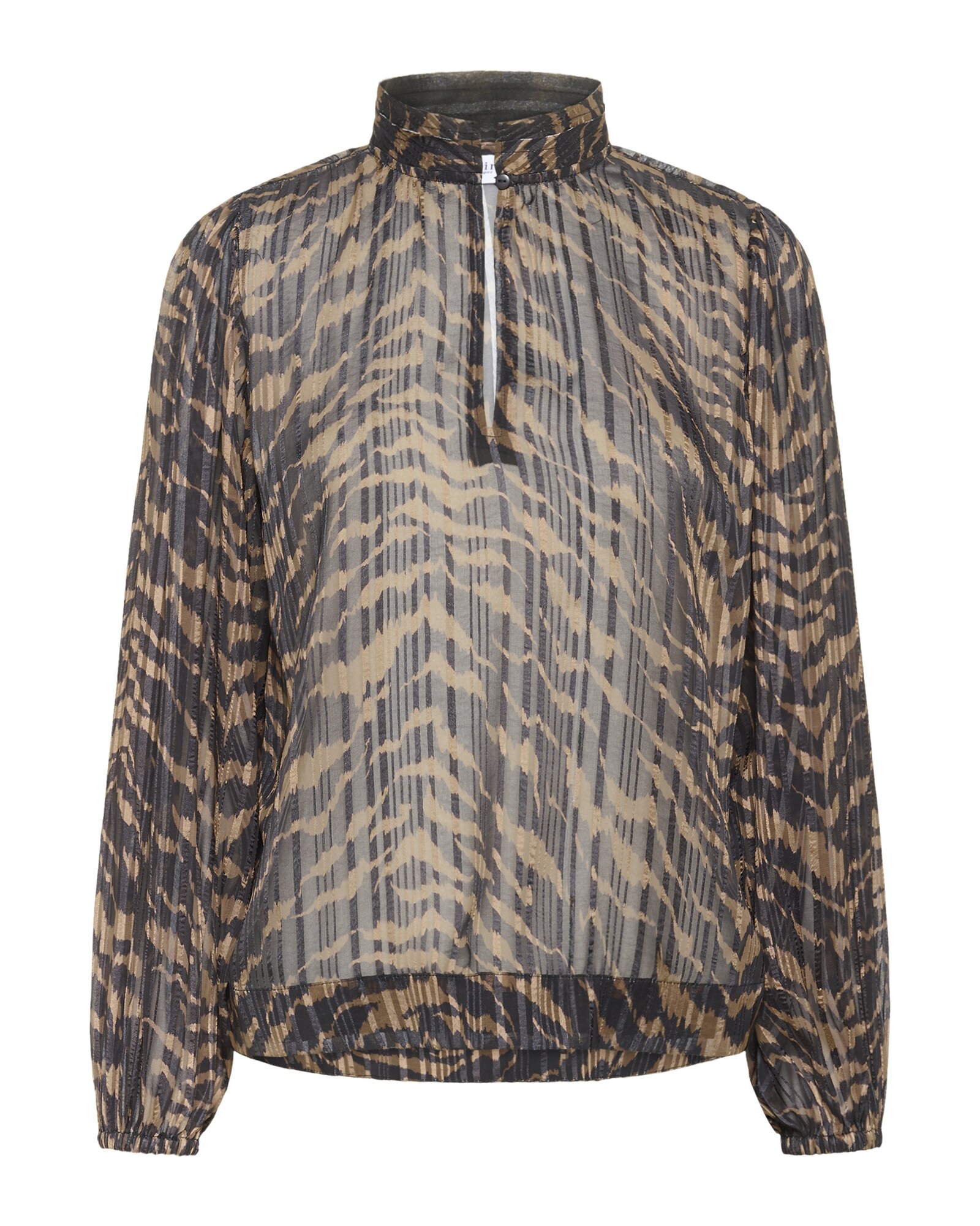 SAINT TROPEZ Blusa 'SZNesta'  marrón claro / negro
