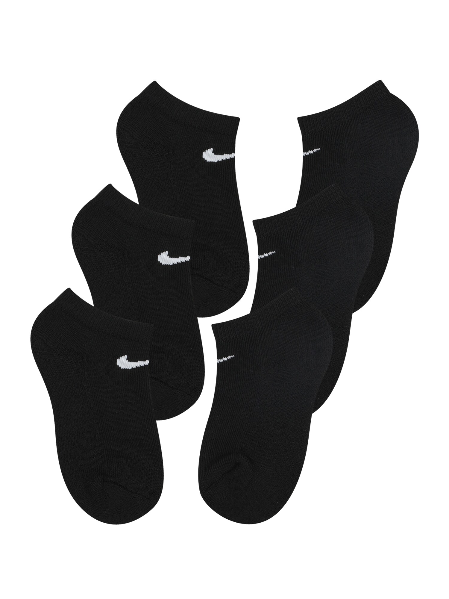 Nike Sportswear Къси чорапи  черно / бяло
