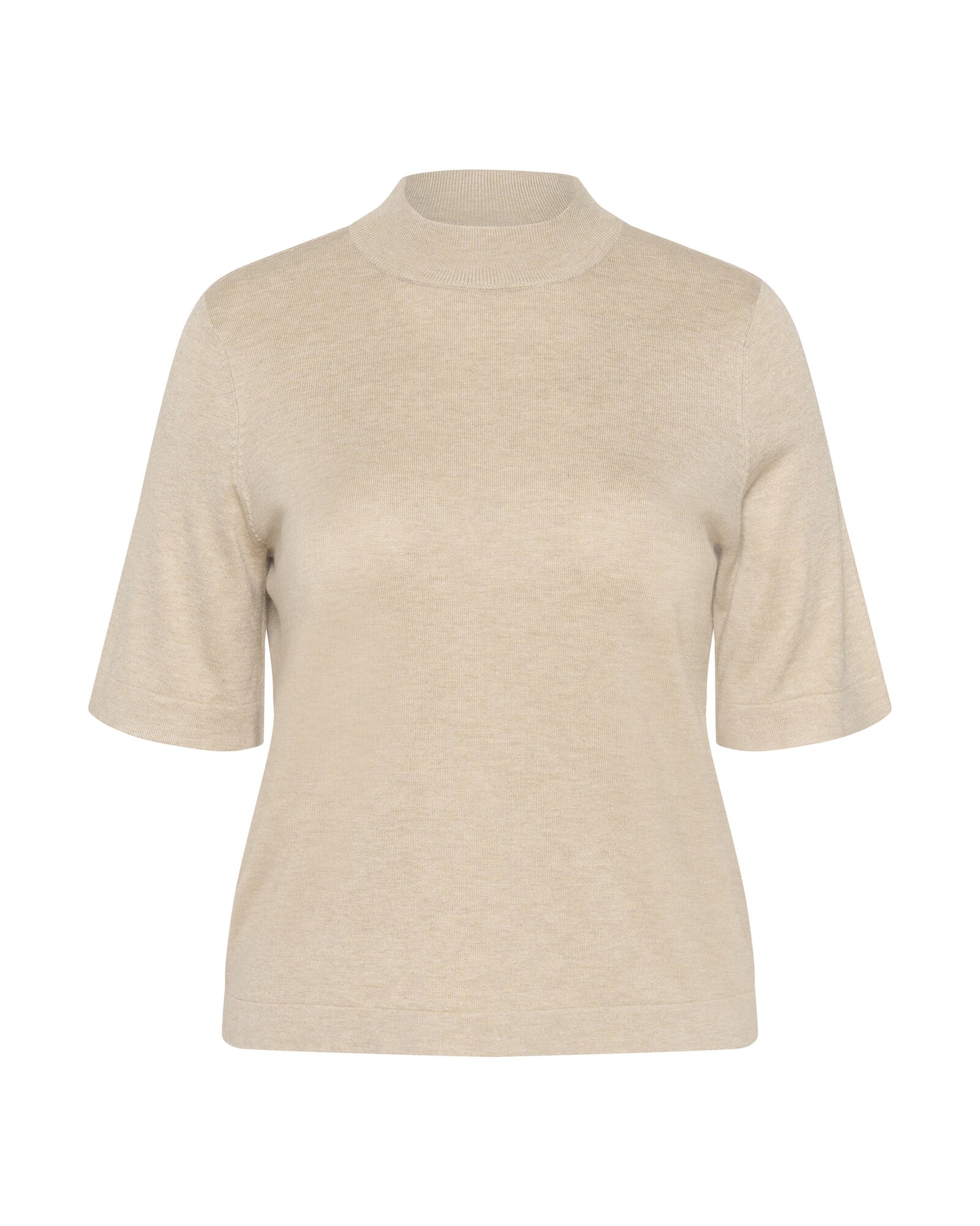 KAFFE CURVE Jersey 'KClizzy'  beige moteado