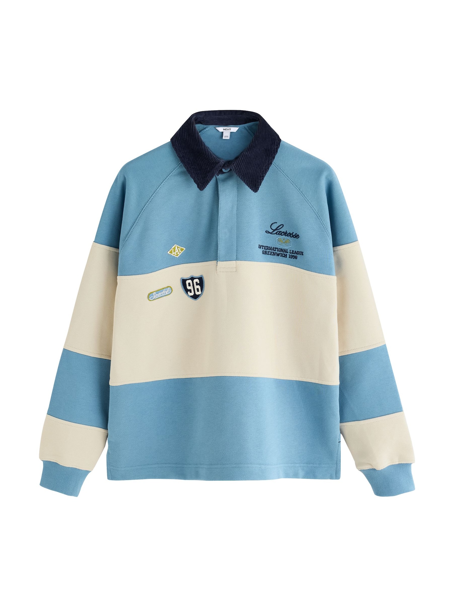 Next Sudadera ecru / navy / azul cielo / kiwi
