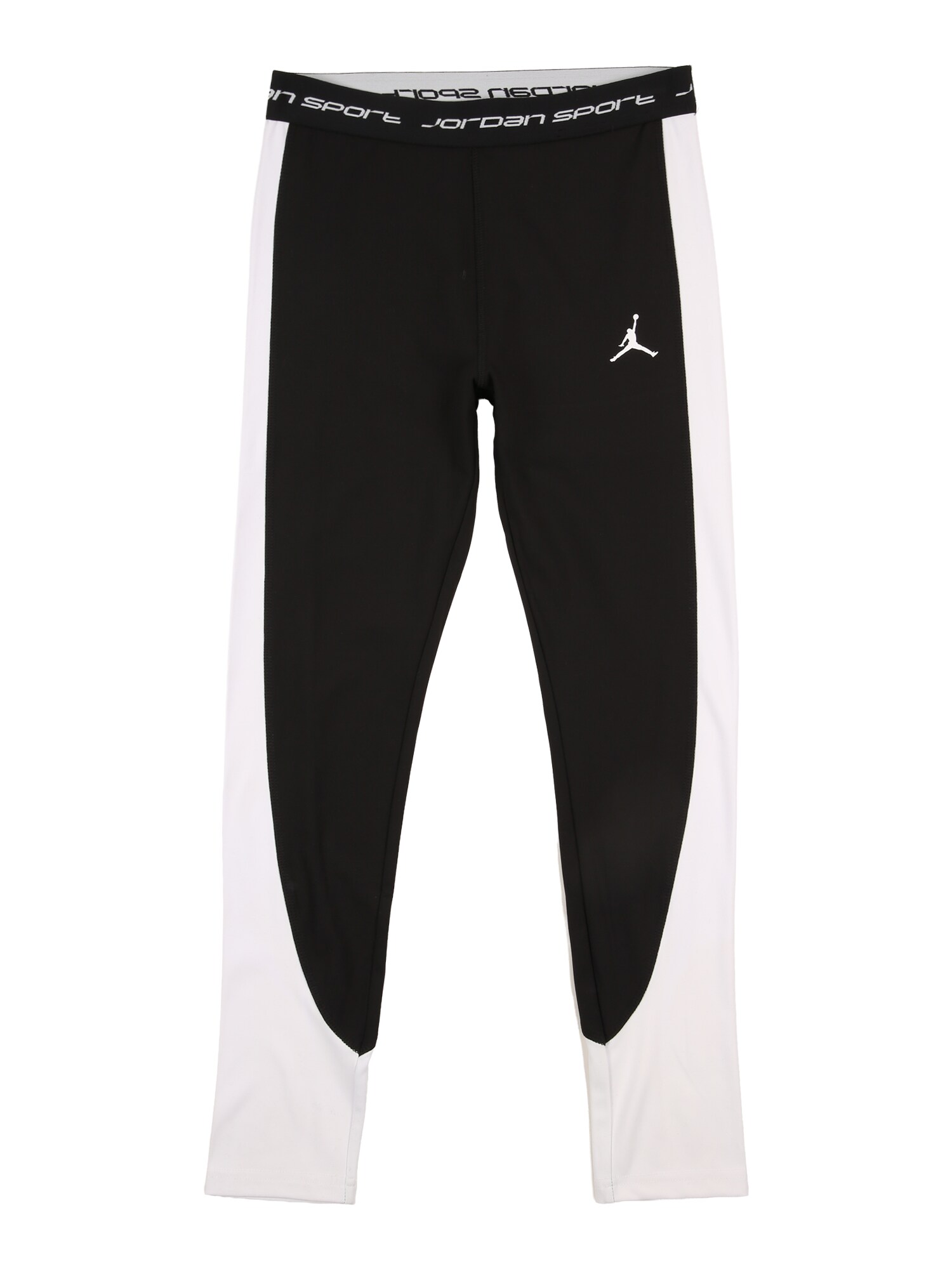 Jordan Pantaloni sport  negru / alb
