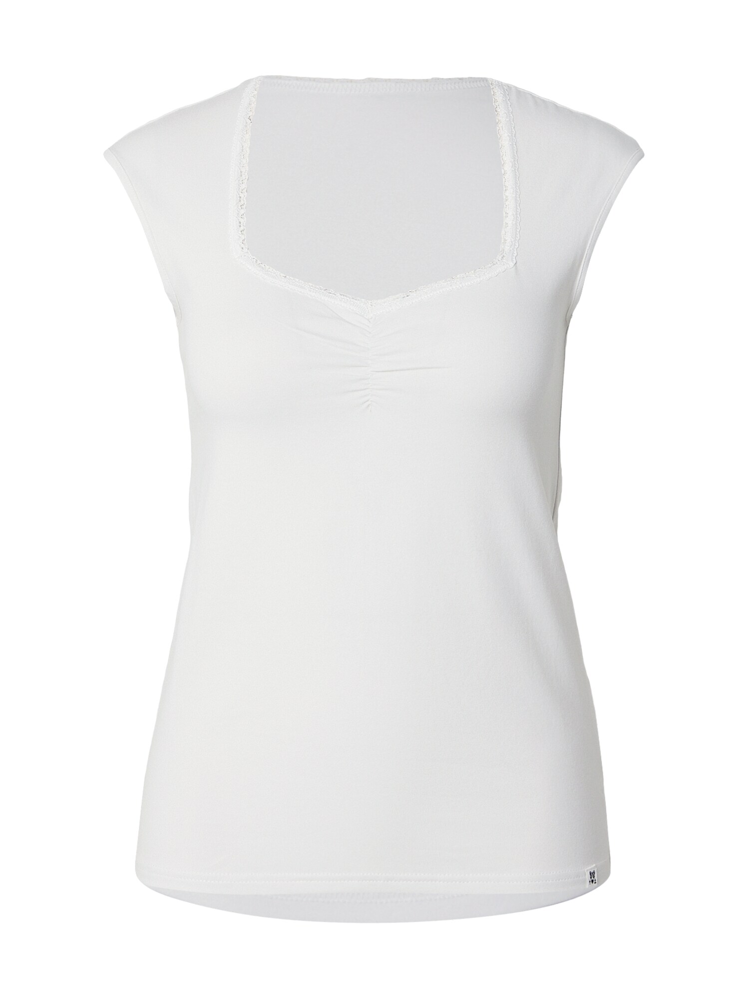 Blutsgeschwister Top 'Let Romance Rule'  blanco
