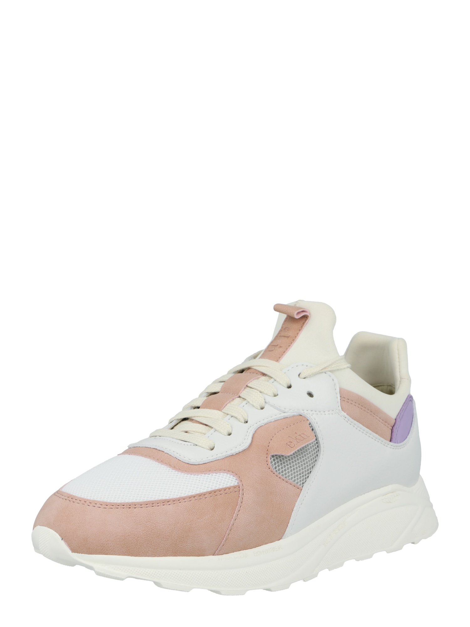 EKN Footwear Ниски маратонки 'LARCH'  лилав / розе / сребърно / мръсно бяло