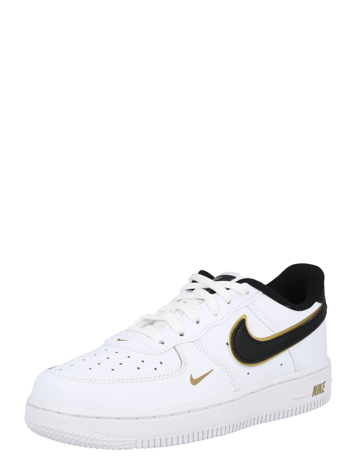 Nike Sportswear Sneaker 'Force 1'  auriu / negru / alb
