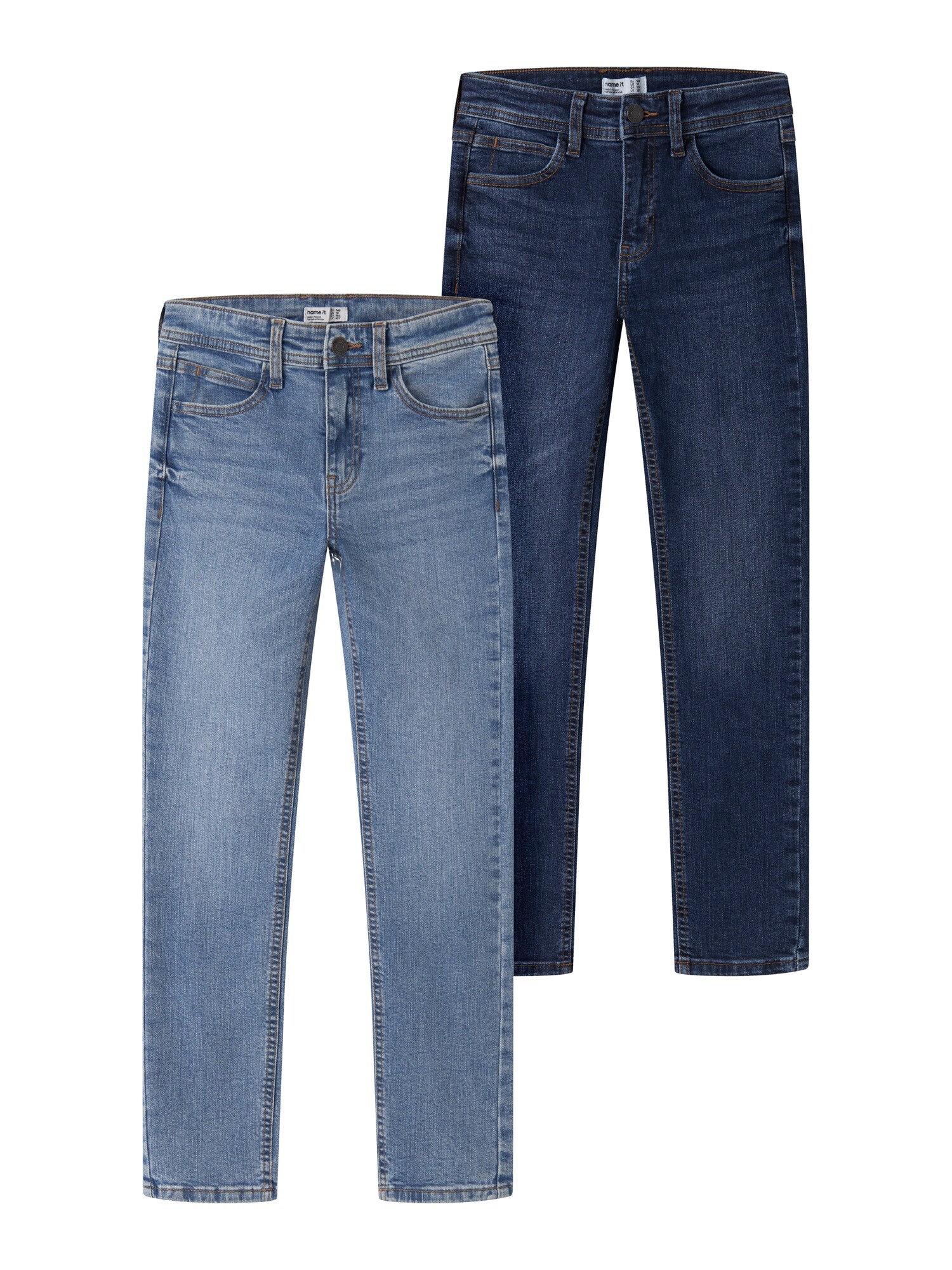 NAME IT Džínsy 'NKMSILAS'  tmavomodrá / modrá denim