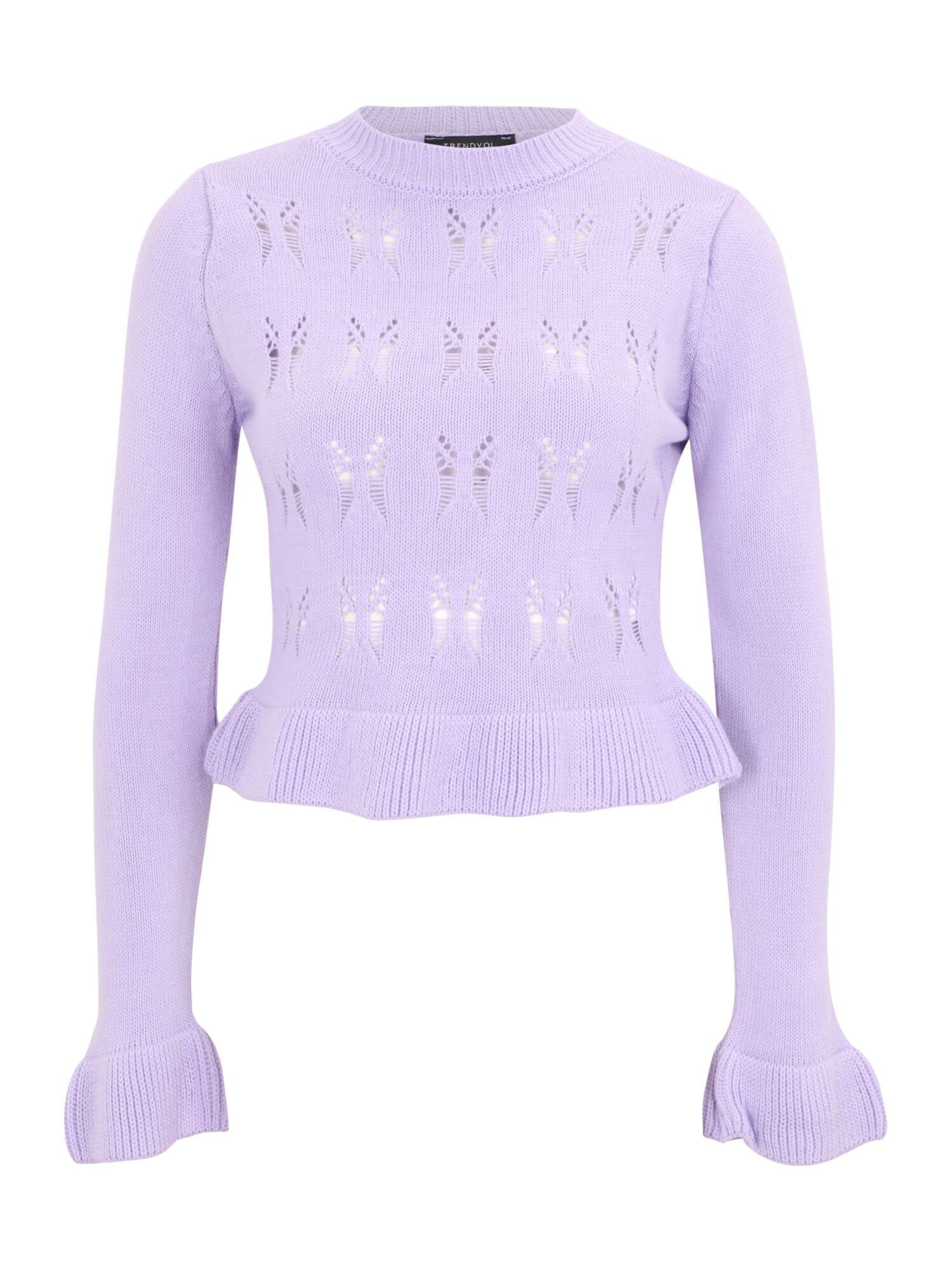 Trendyol Petite Megztinis rausvai violetinė spalva