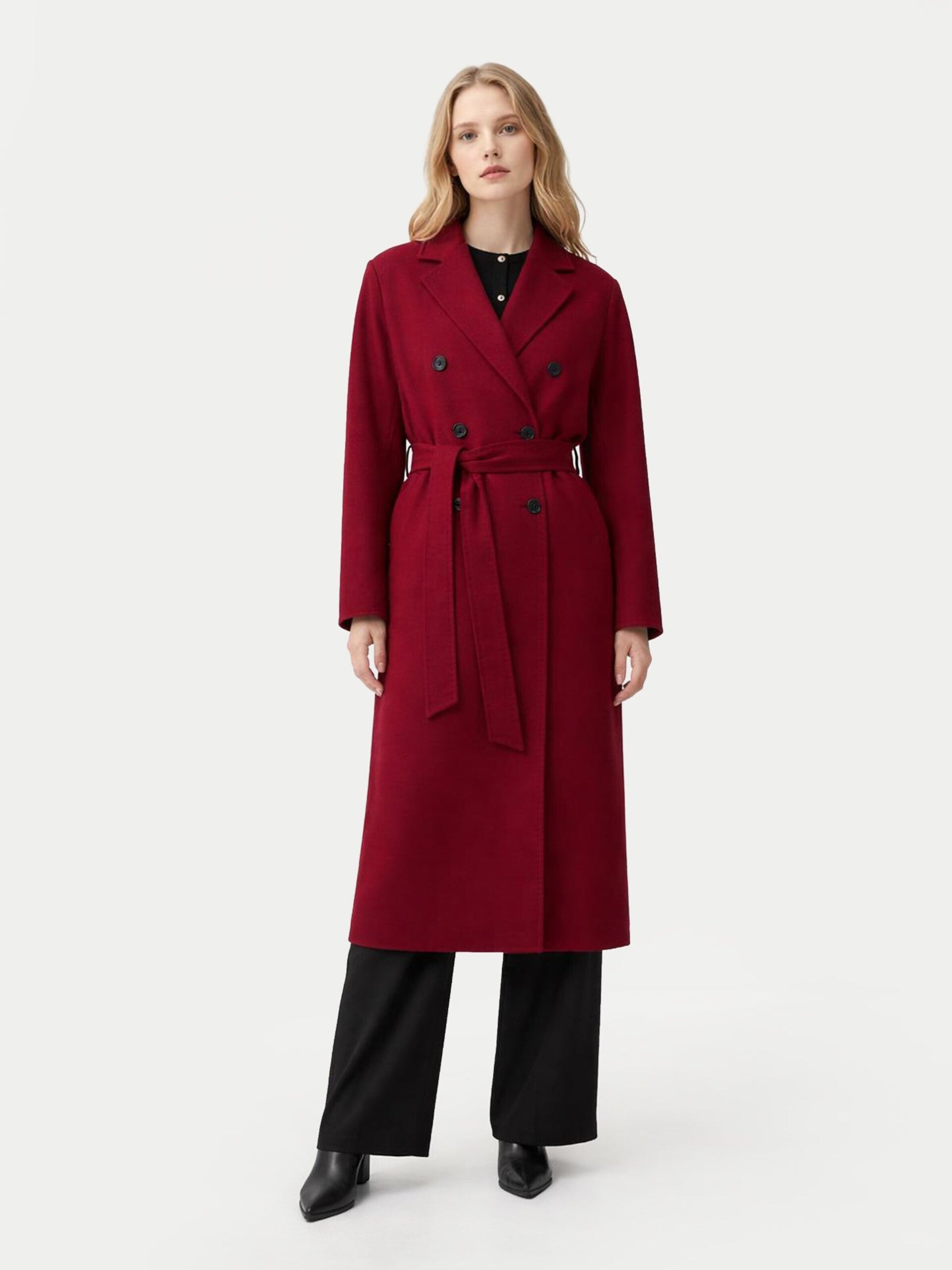GOBI Cashmere Övergångskappa 'Women’s Double-Breasted Cashmere Coat' dam