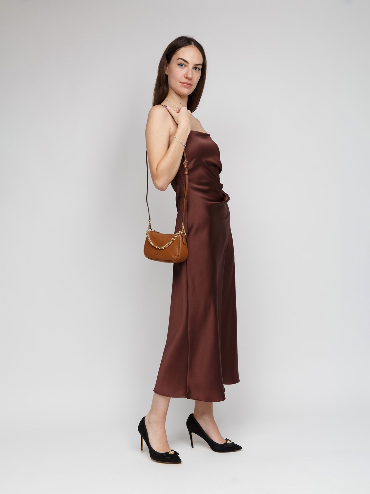 Michael Kors Schoudertas Camel
