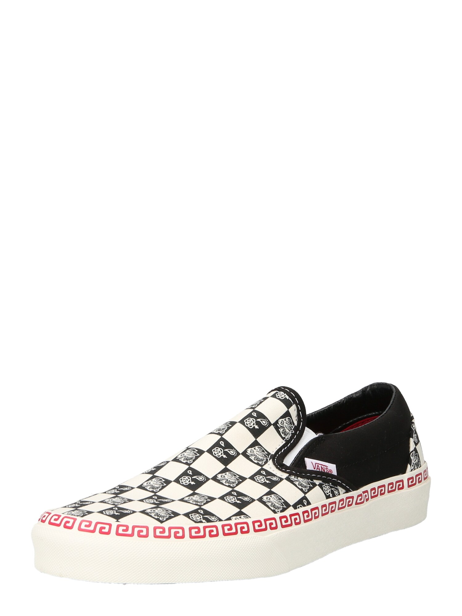 VANS Natikač  rdeča / črna / bela