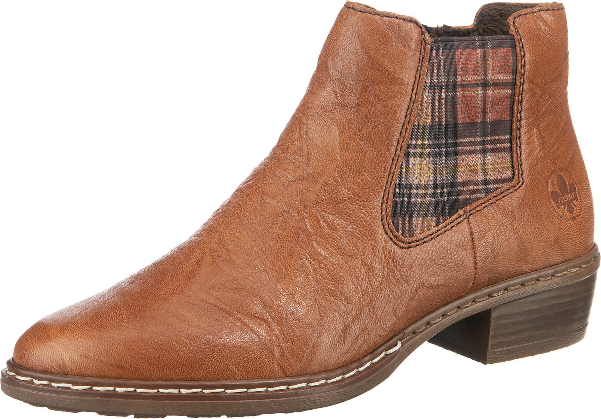 Rieker Rieker Chelsea Boots karamell / pastellgelb / pastellrot / schwarz