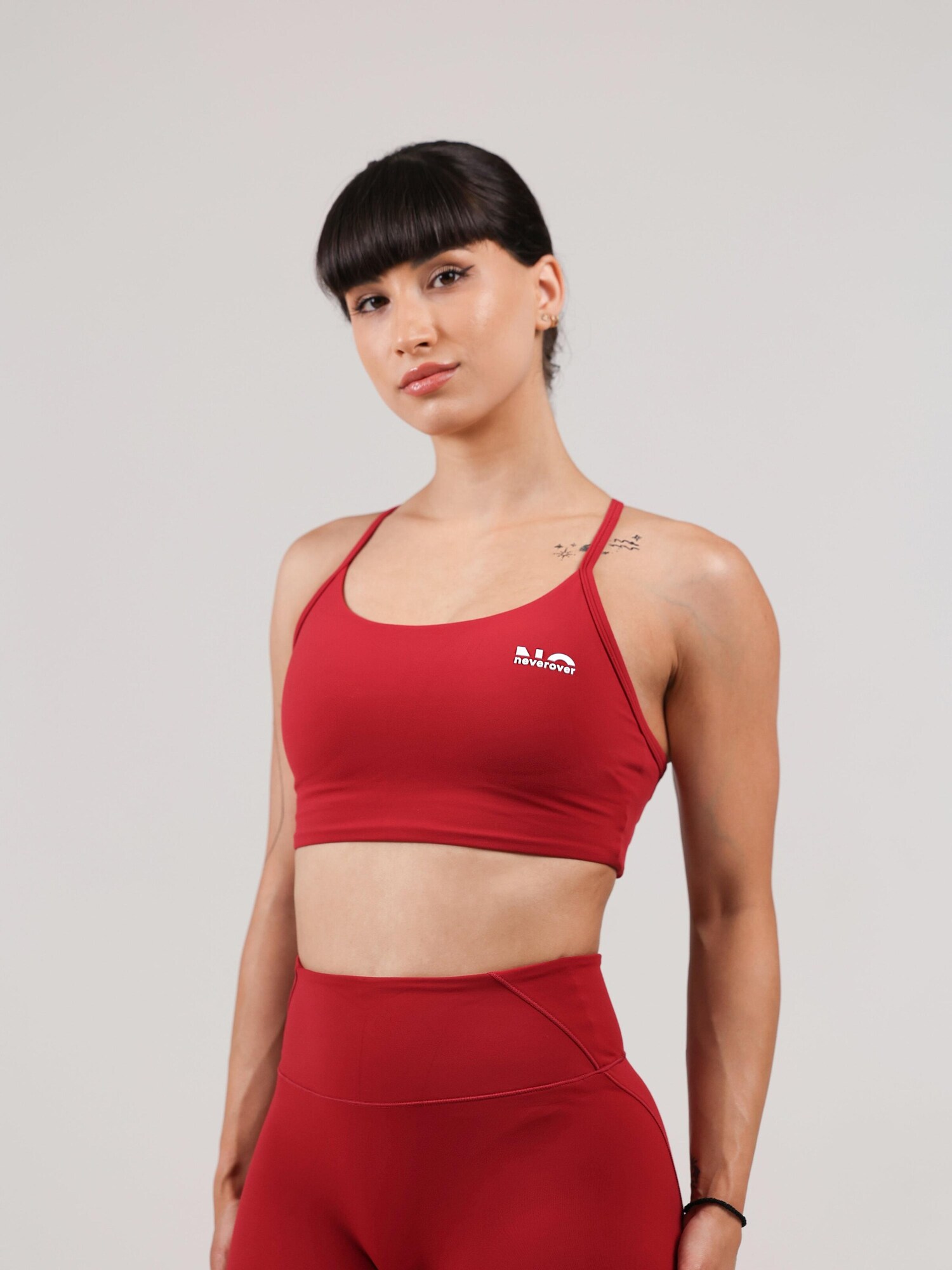 neverover Sujetador deportivo 'Nova'  rojo cereza