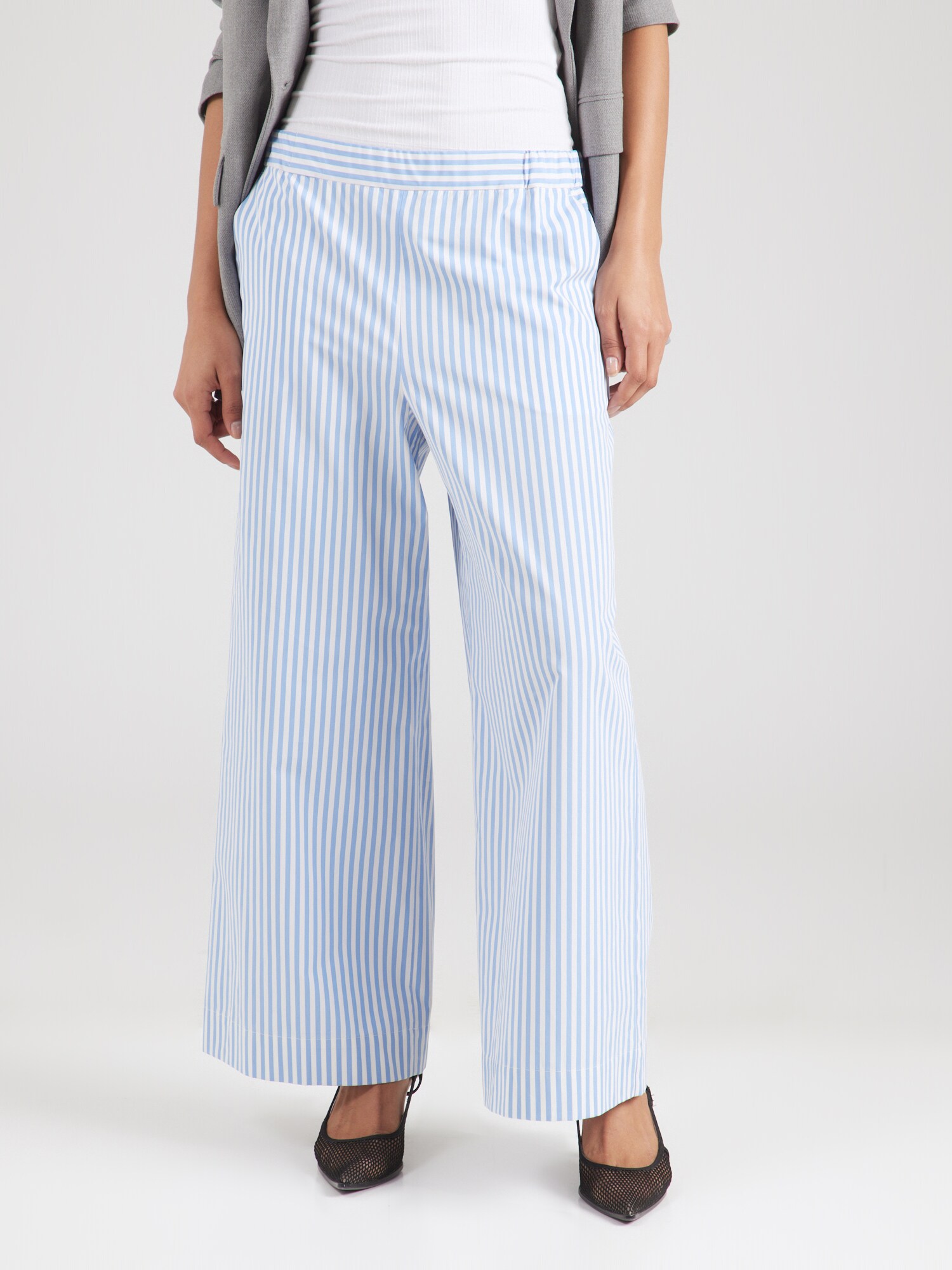 Max Mara Leisure Nadrág 'ARLEY'  világoskék / fehér termék 2. képe