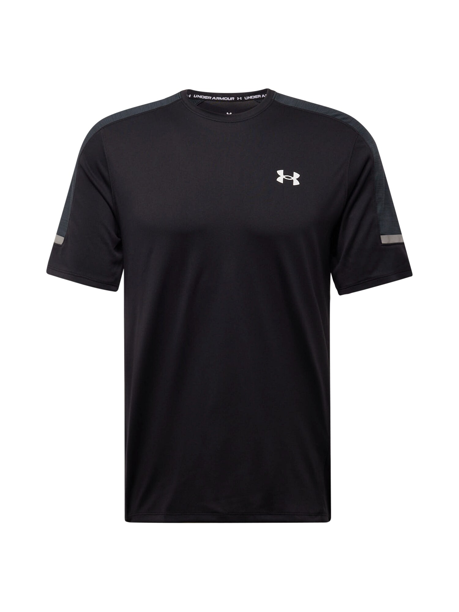 UNDER ARMOUR Funkčné tričko 'Utility'  modrá melírovaná / sivá / čierna / biela