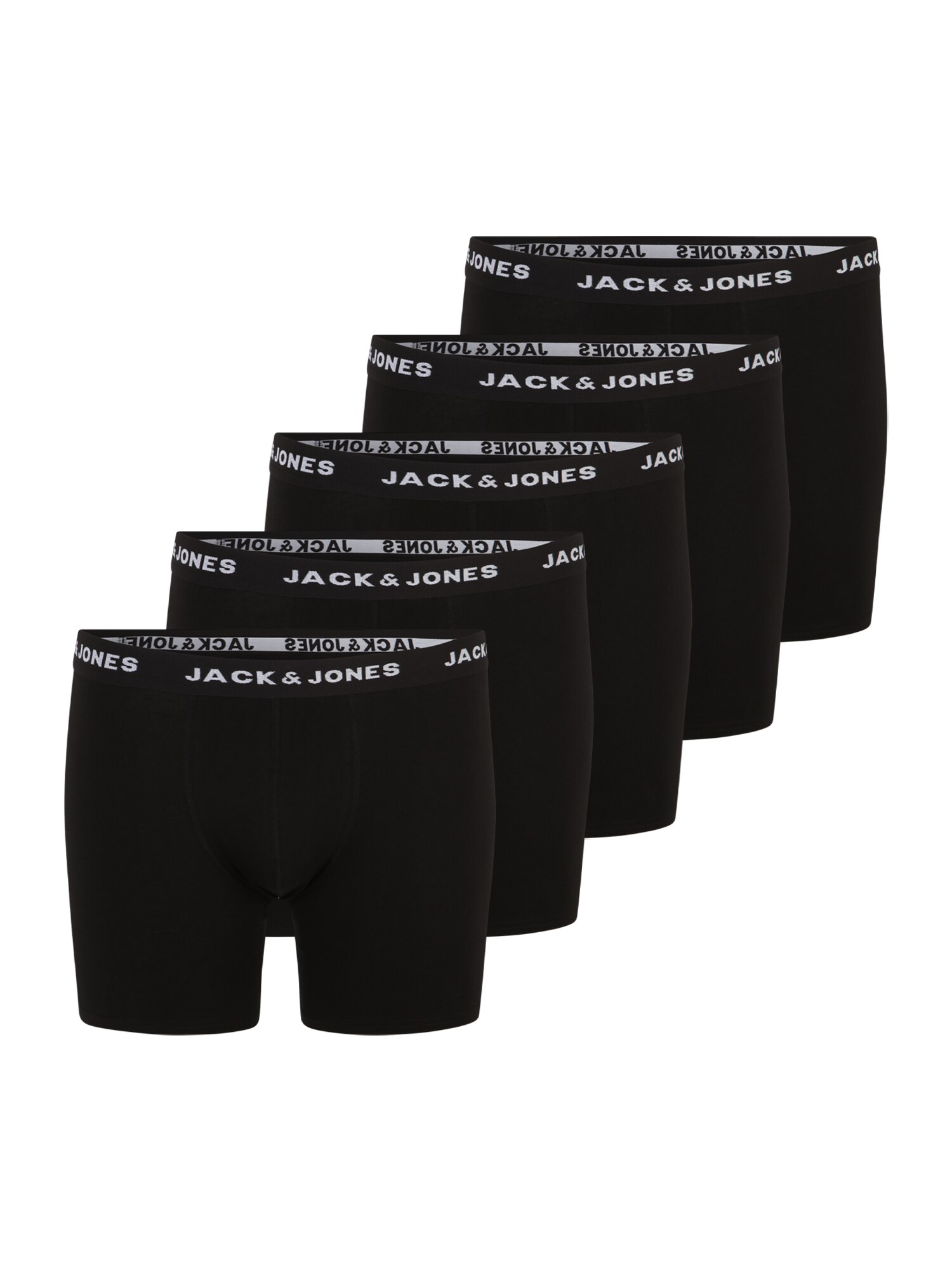 Jack & Jones Plus Boxeri Huey  negru / alb