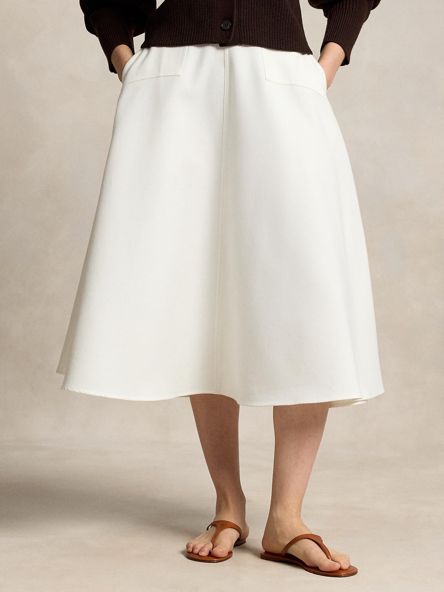Polo Ralph Lauren Falda  crema – imagen 4