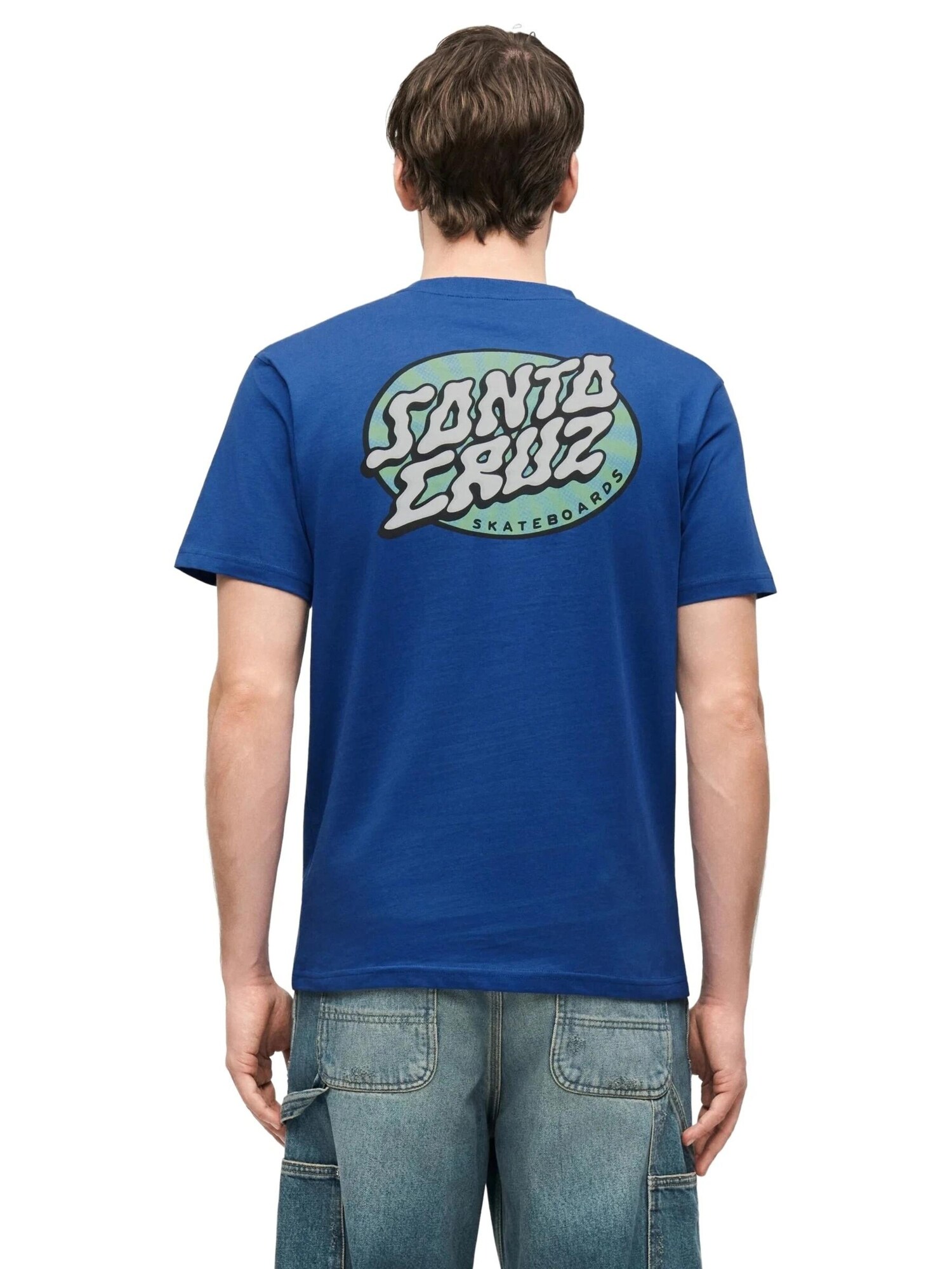 Santa Cruz Camiseta 'Camiseta santa cruz marino vertigo dot tee' azul – imagen 2