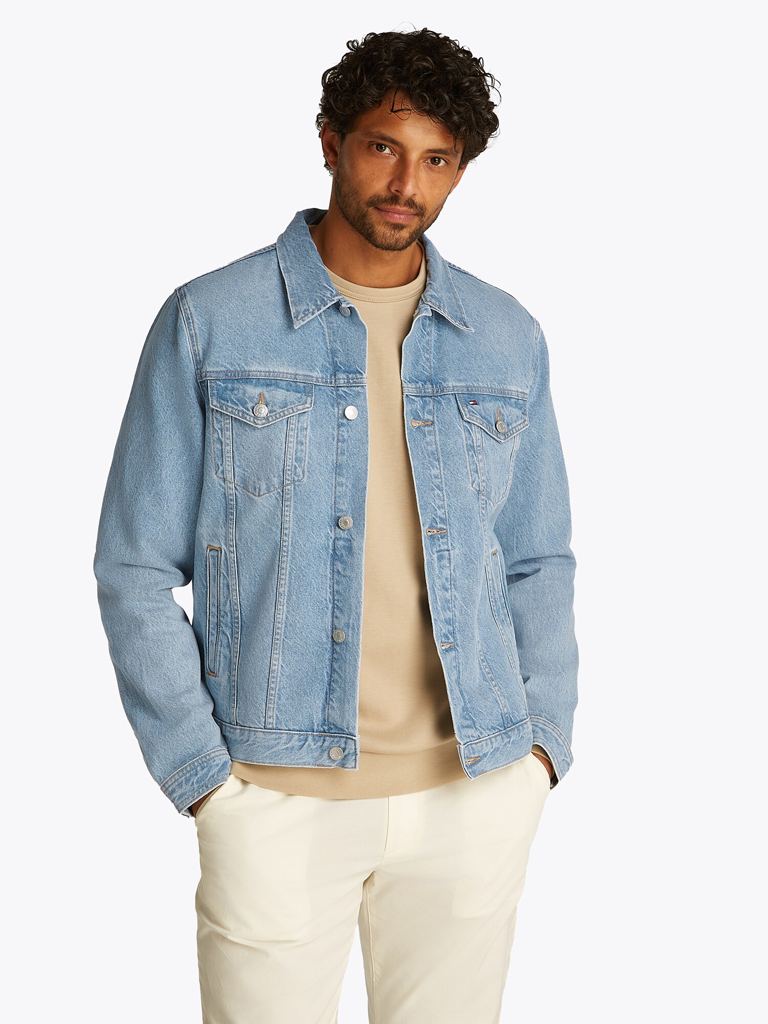 TOMMY HILFIGER Átmeneti dzseki  kék farmer termék 2. képe