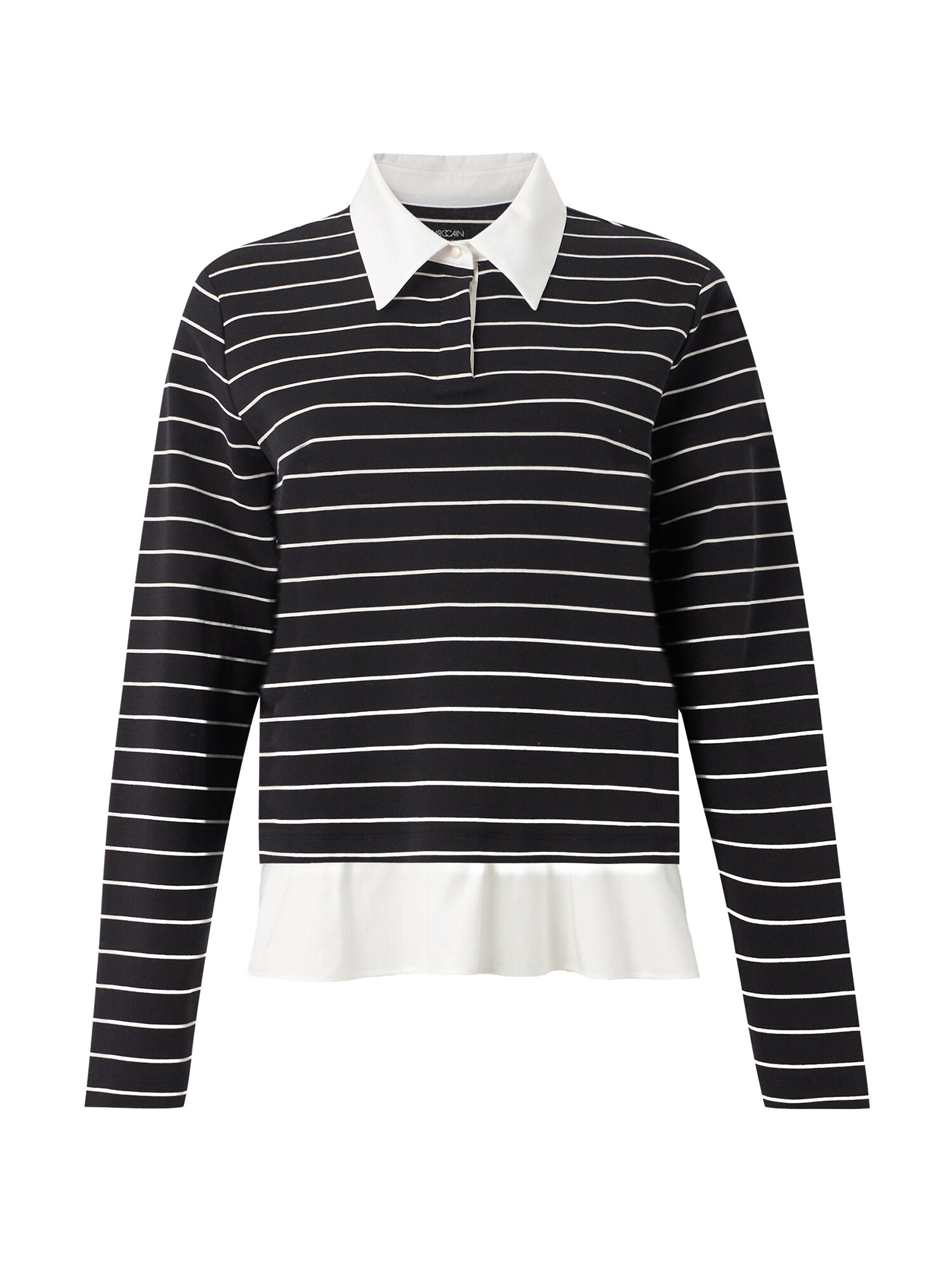 Marc Cain Tricou negru / alb