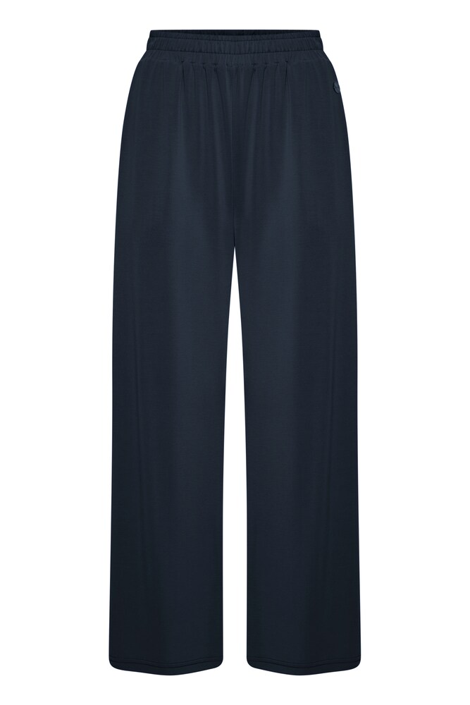 Oxmo Culotte-Hose 'Bryndis' mit seitlichen Taschen Damen Größe 36 dunkelblau