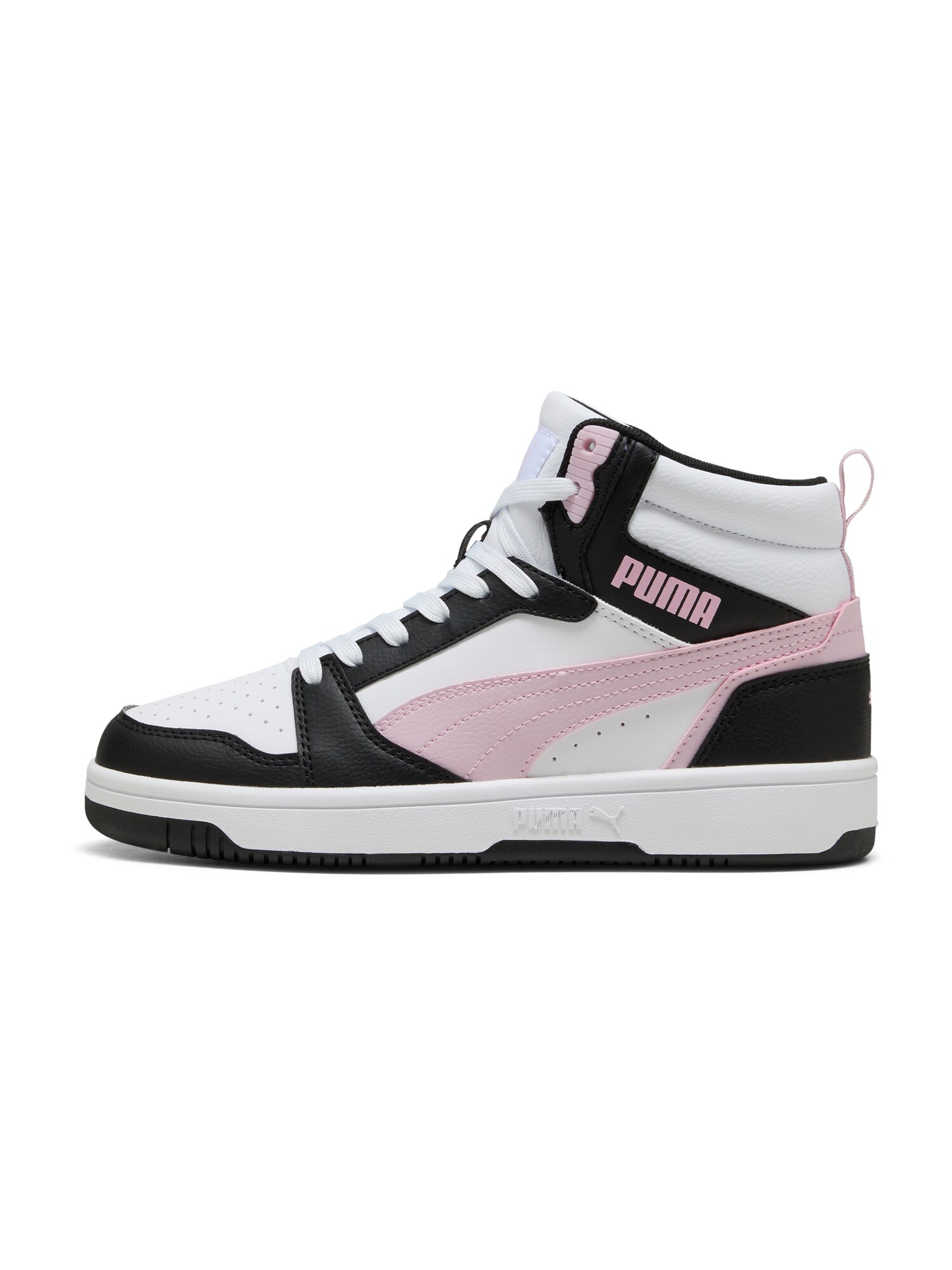 PUMA Sneaker înalt Rebound V6  roz / negru / alb