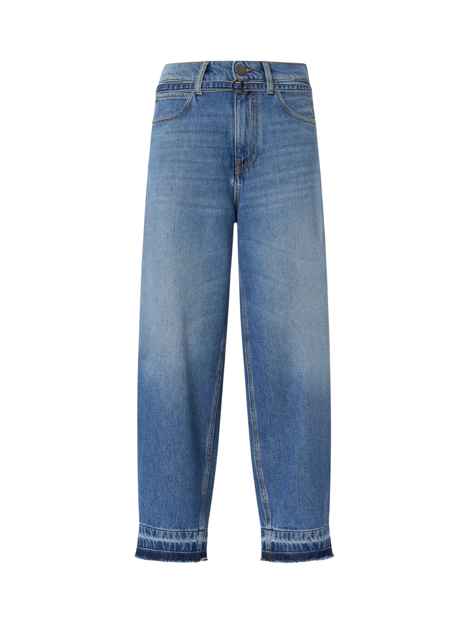 PINKO Vaquero 'ESTELLE BELT EGG MEDIUM BLUE DENIM' azul