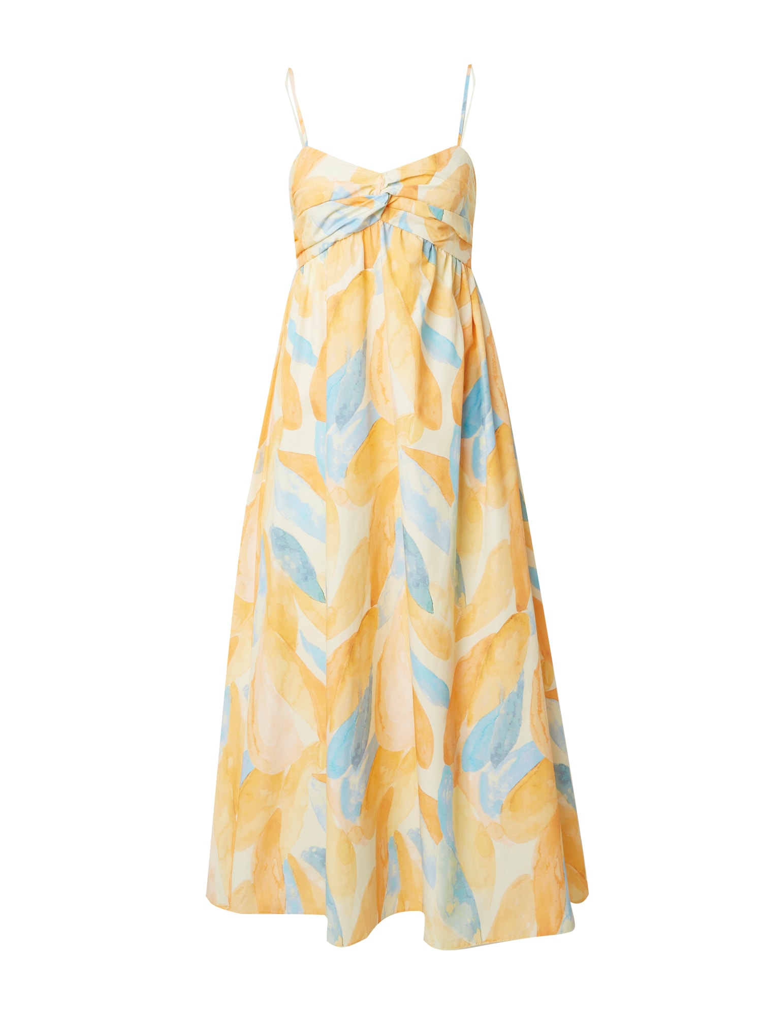River Island Ljetna haljina  svijetloplava / pastelno žuta / narančasta