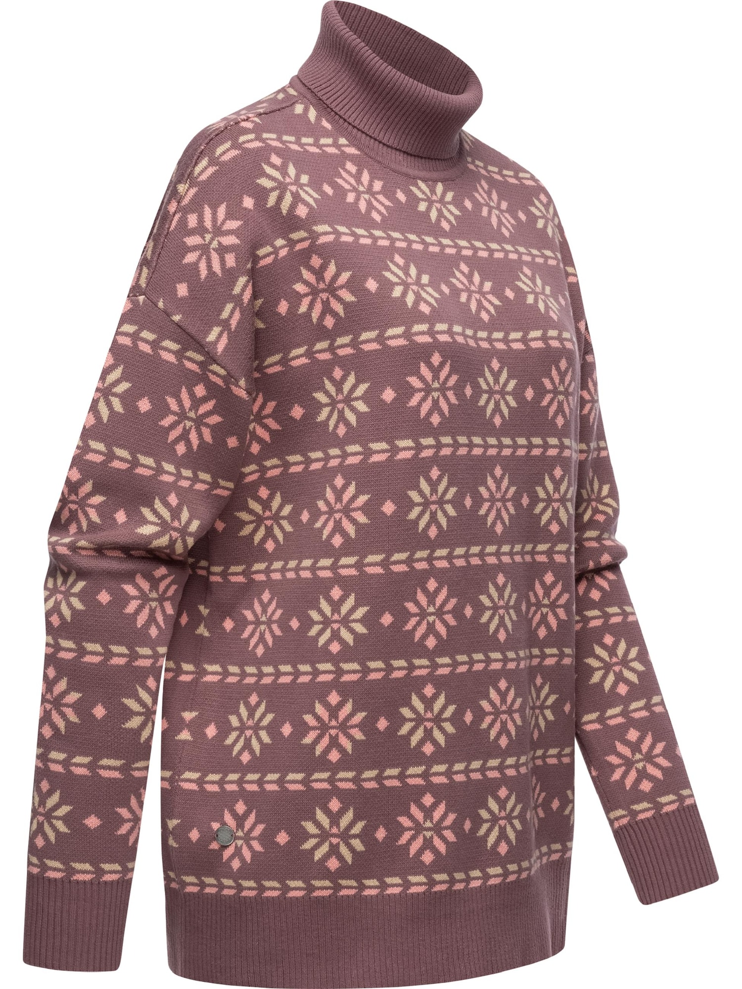 Ragwear Pulóver 'Danika'  pasztellsárga / rózsaszín / pasztellpiros termék 2. képe