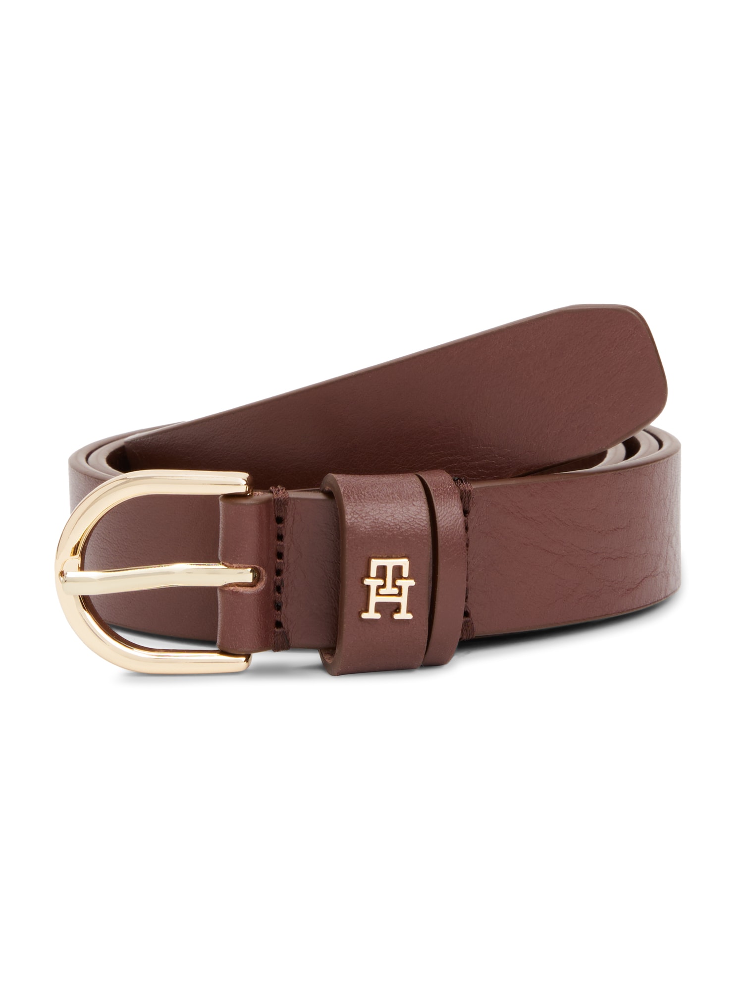 TOMMY HILFIGER Curea Essential Effortless 2.5  maro / auriu