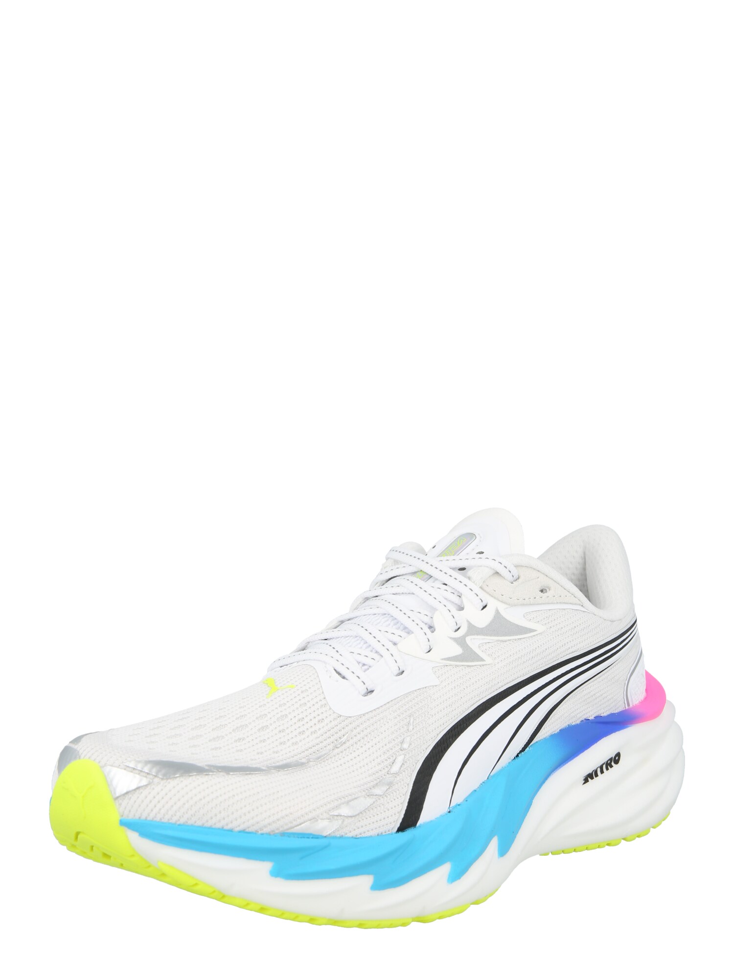 PUMA Sneaker de alergat Velocity Nitro 4  galben / negru / argintiu / alb