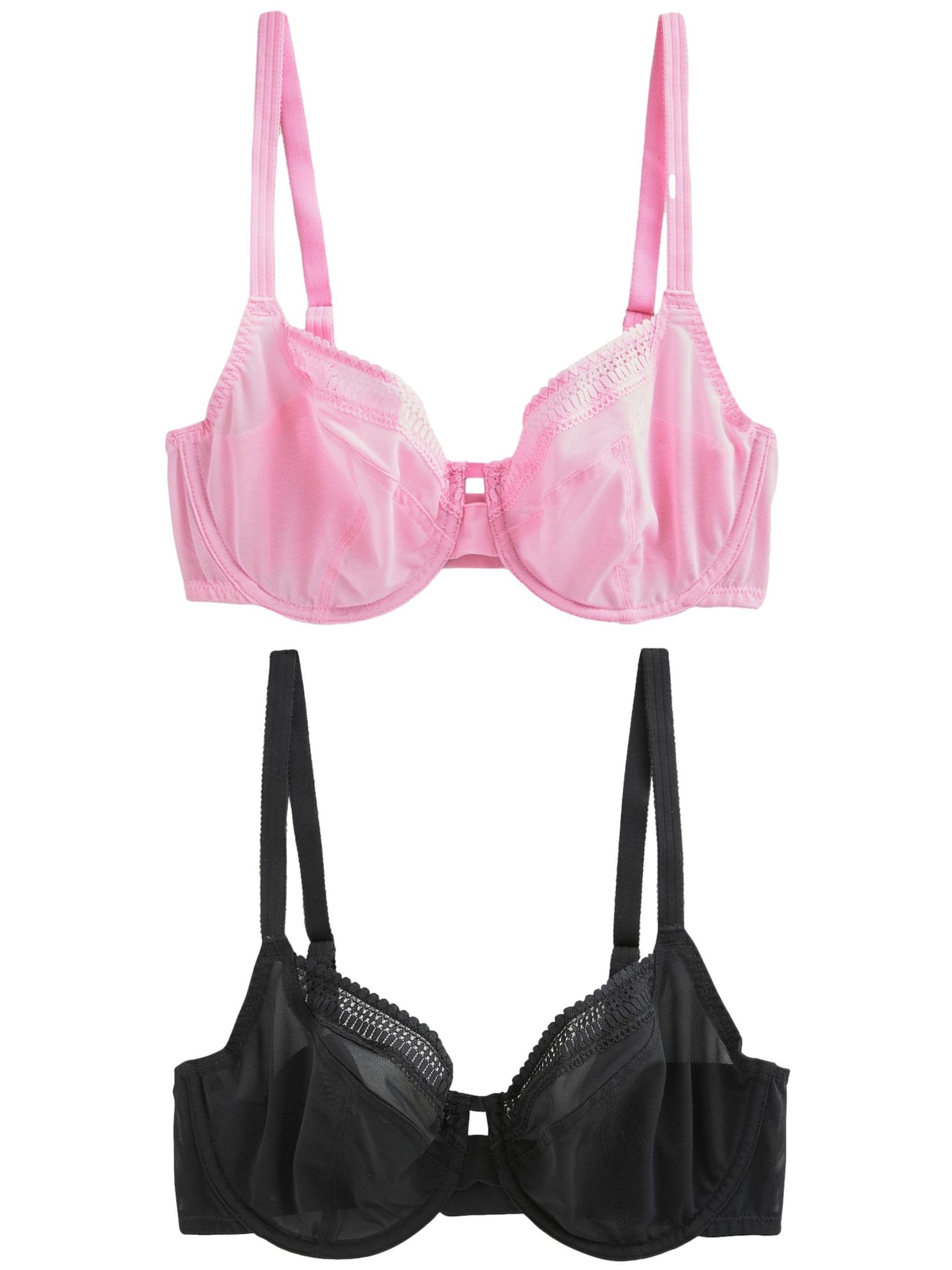 Next Sutien  roz deschis / negru