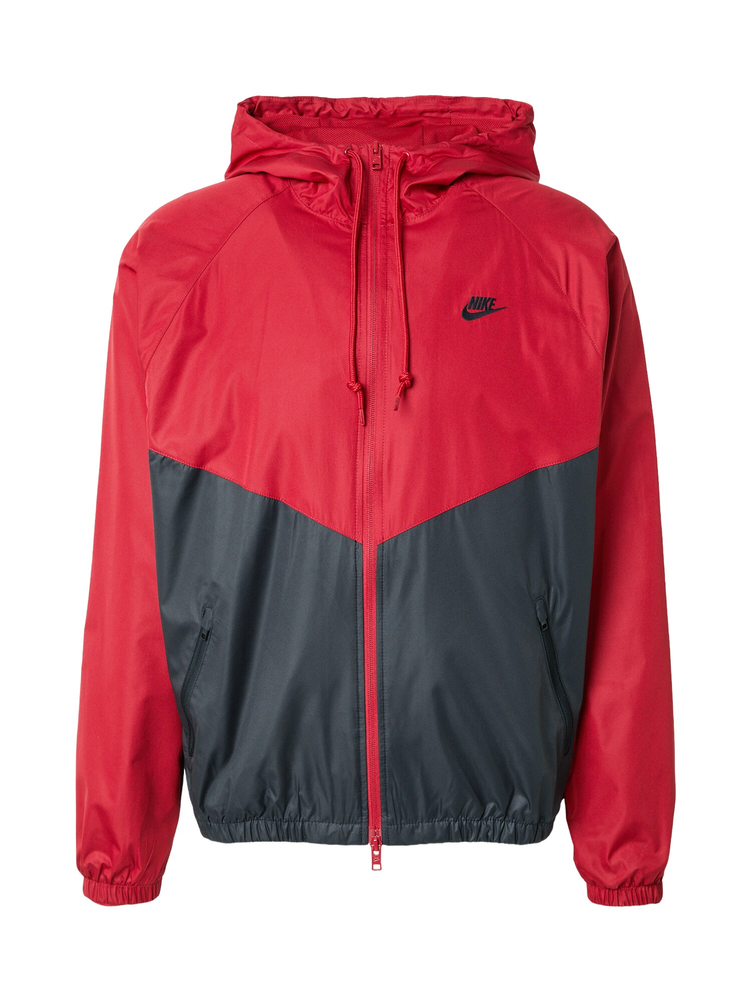 Nike Sportswear Prechodná bunda  červená / čierna