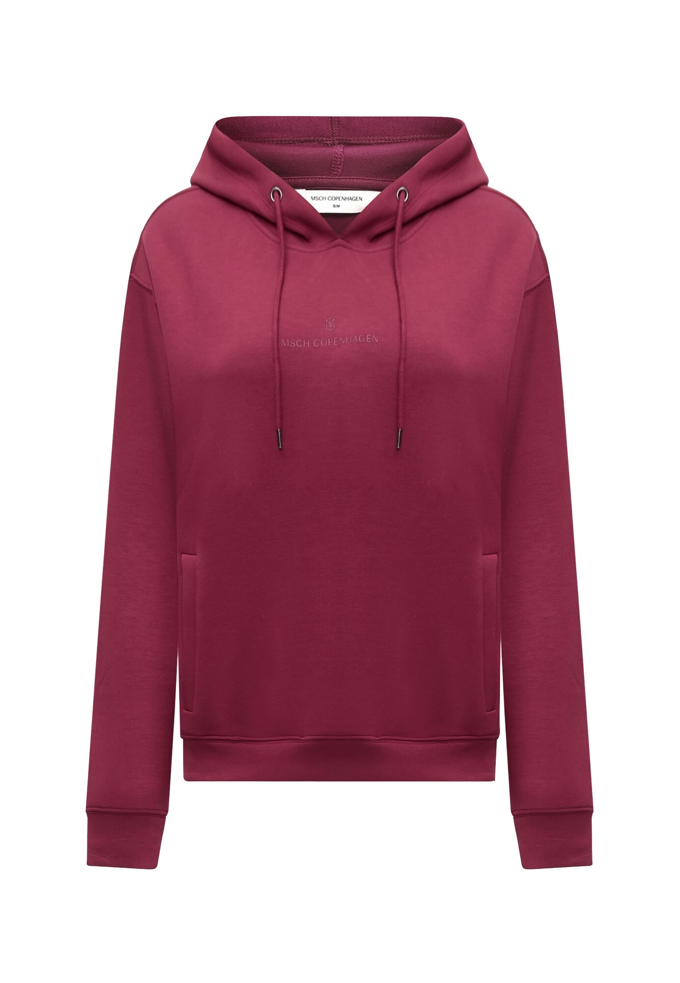 MSCH COPENHAGEN Bluză de molton MSCHIma roșu burgundy