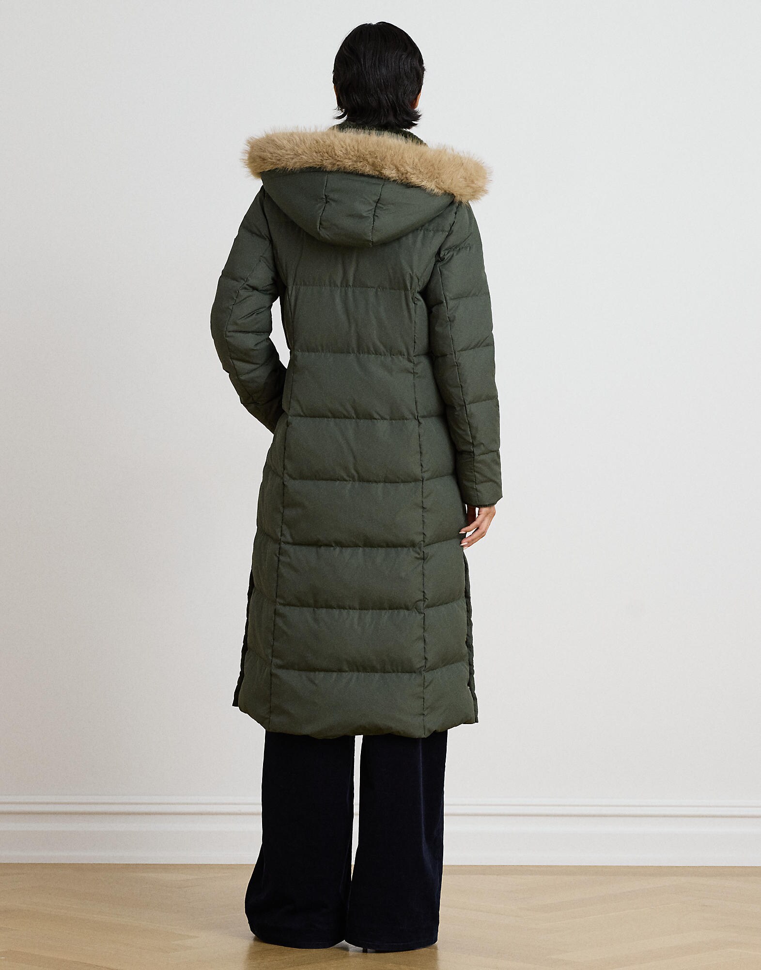 Lauren Ralph Lauren Abrigo de invierno verde oscuro – imagen 3