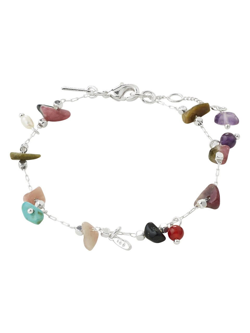 Armband 'Here' oliv / lila / hallon