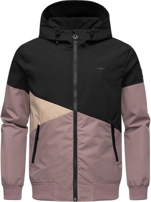 Ragwear Functionele jas ‘Renad’ Beige / Mauve / Zwart