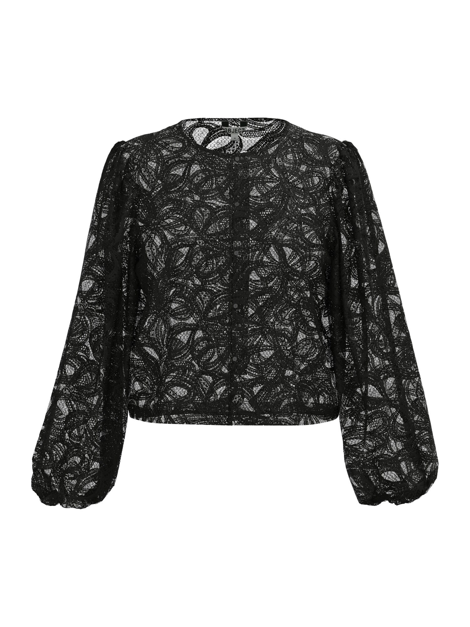 OBJECT Bluse 'OBJROSE' schwarz