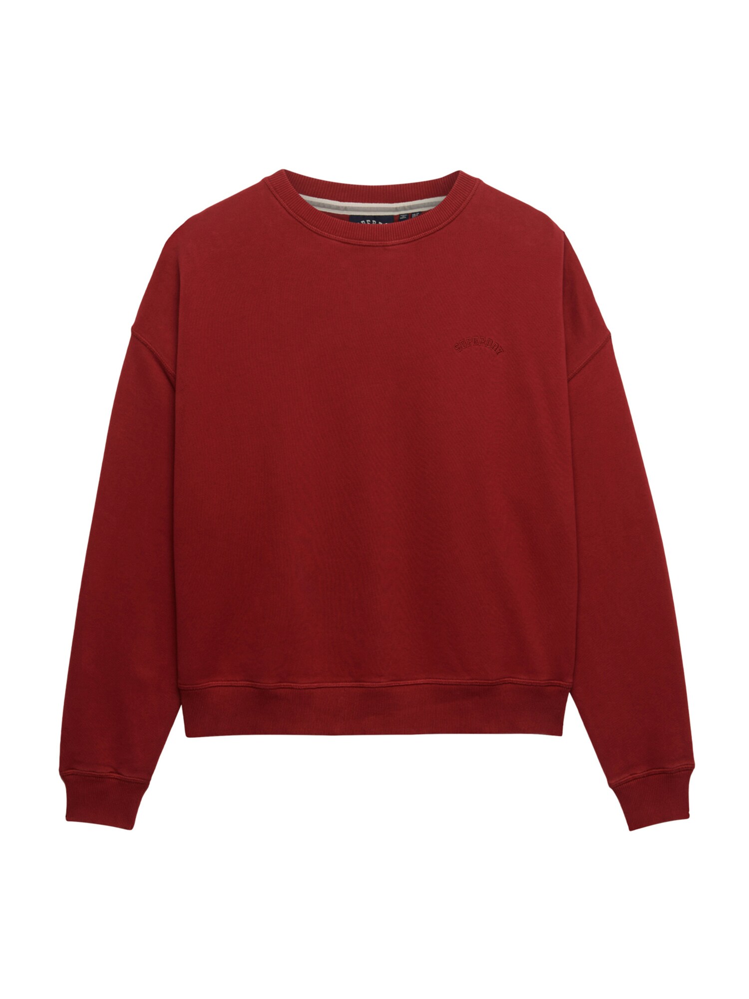 Superdry & Co Mikina 'Essentials'  tmavočervená