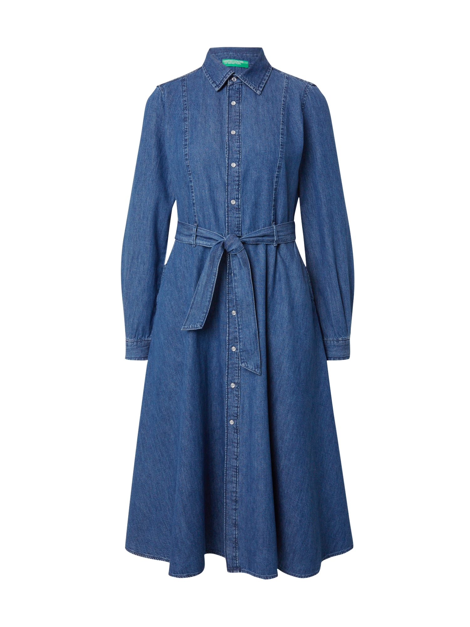 UNITED COLORS OF BENETTON Palaidinės tipo suknelė mėlyna