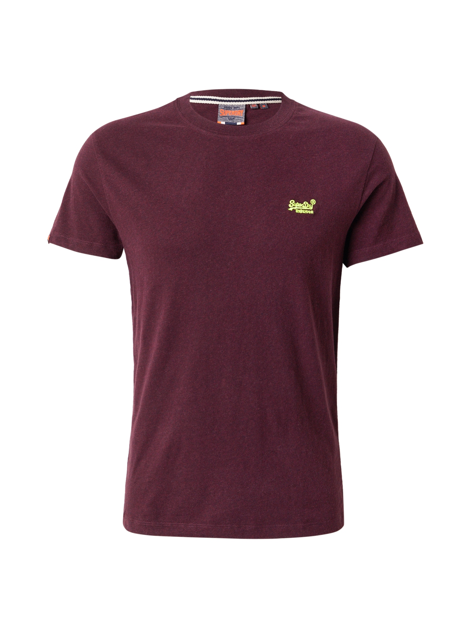 Superdry & Co Tricou Essential  verde limetă / roșu bordeaux