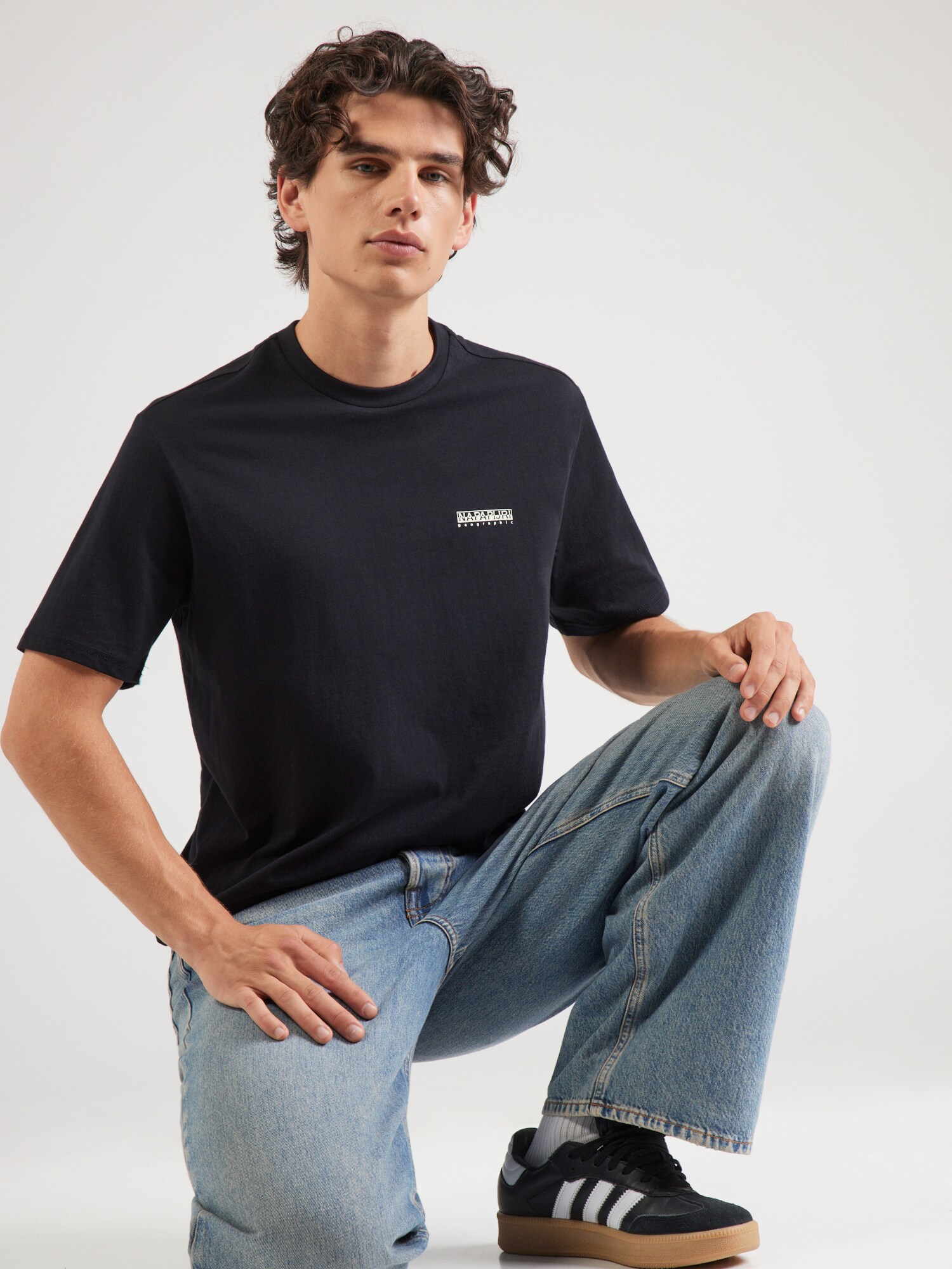 NAPAPIJRI Camiseta 'S-YOSE'  ecru / langosta / negro – imagen 3