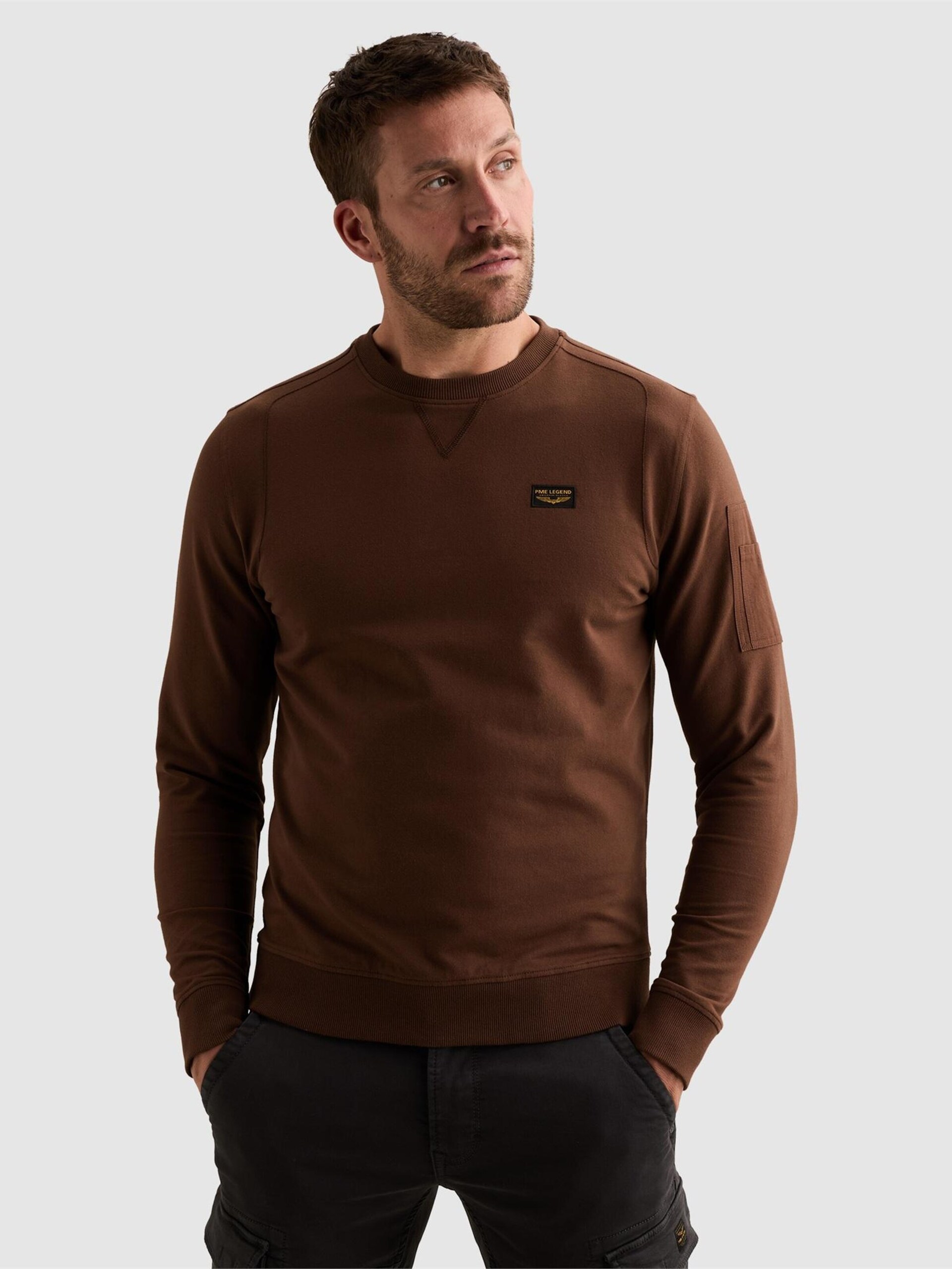 PME Legend Sweatshirt 'American Classic sweatshirt with flight pocket' herr