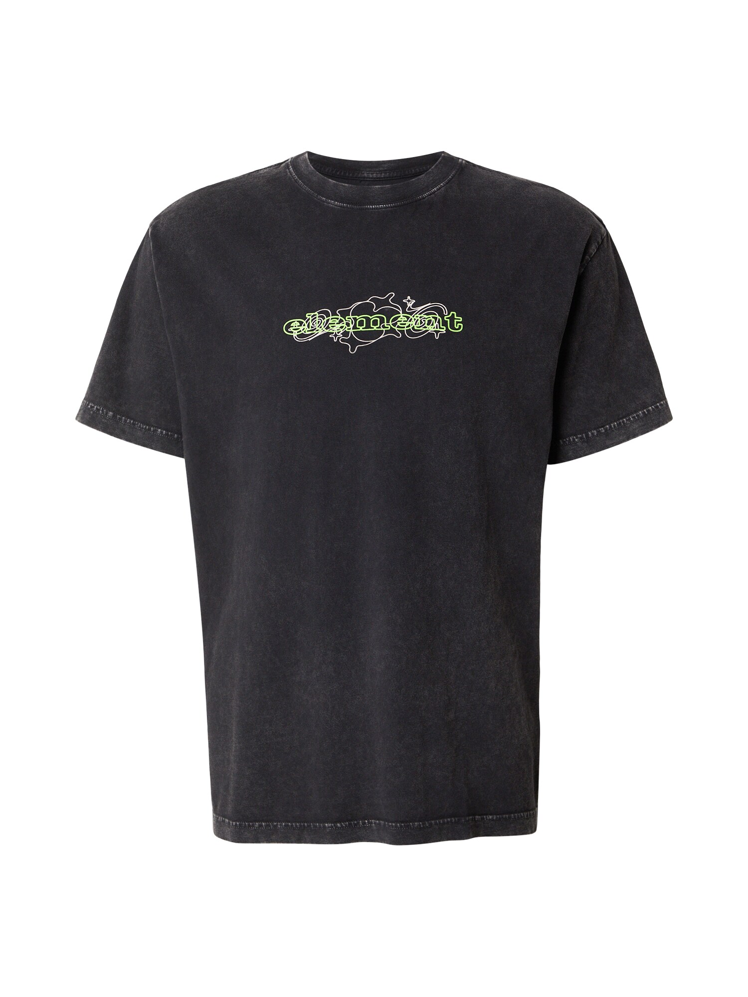 ELEMENT Tricou 'EAXE RIPPLE'  albastru / maro / verde / negru