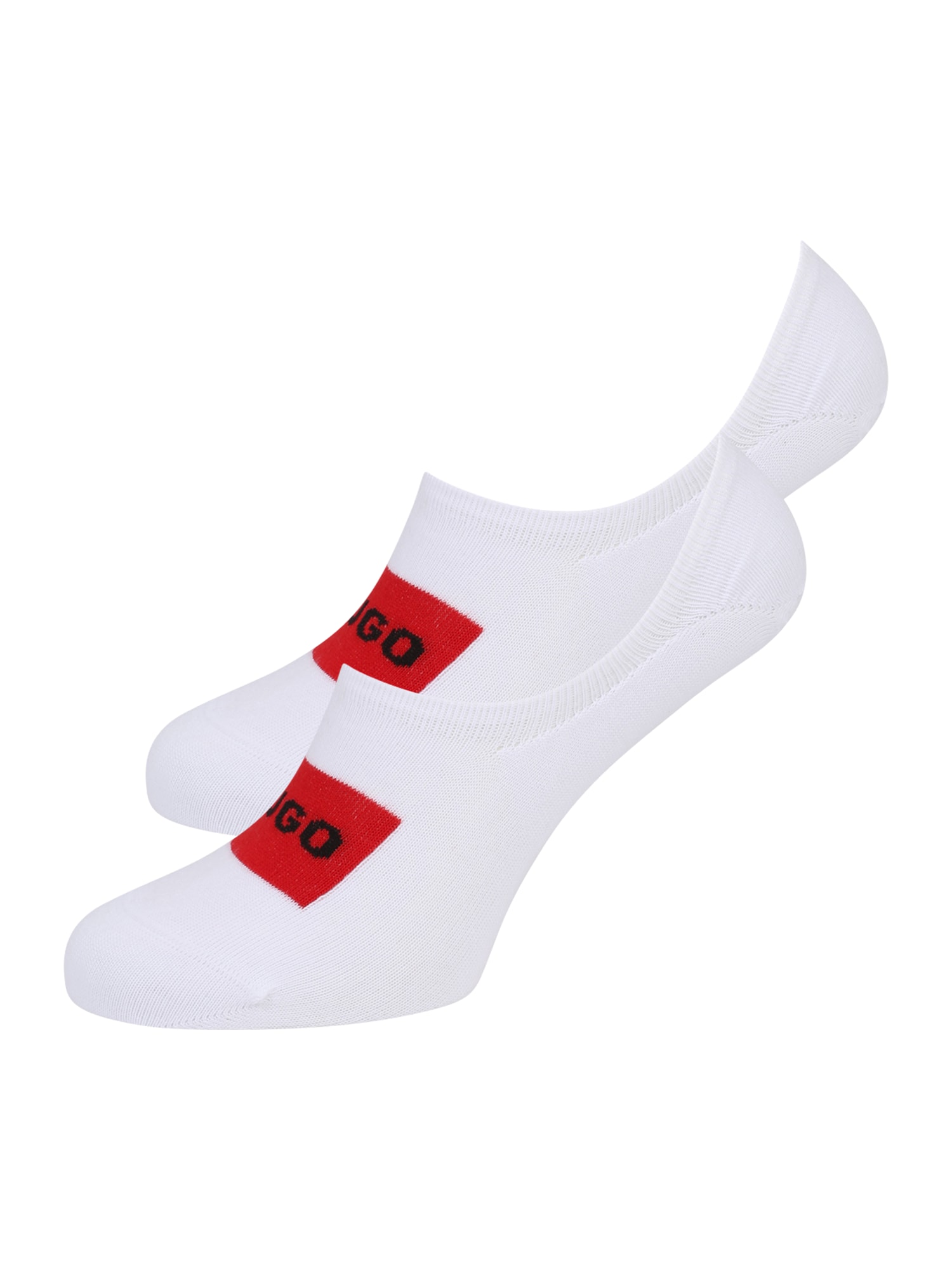 HUGO Red Дамски чорапи тип терлици  червено / черно / бяло
