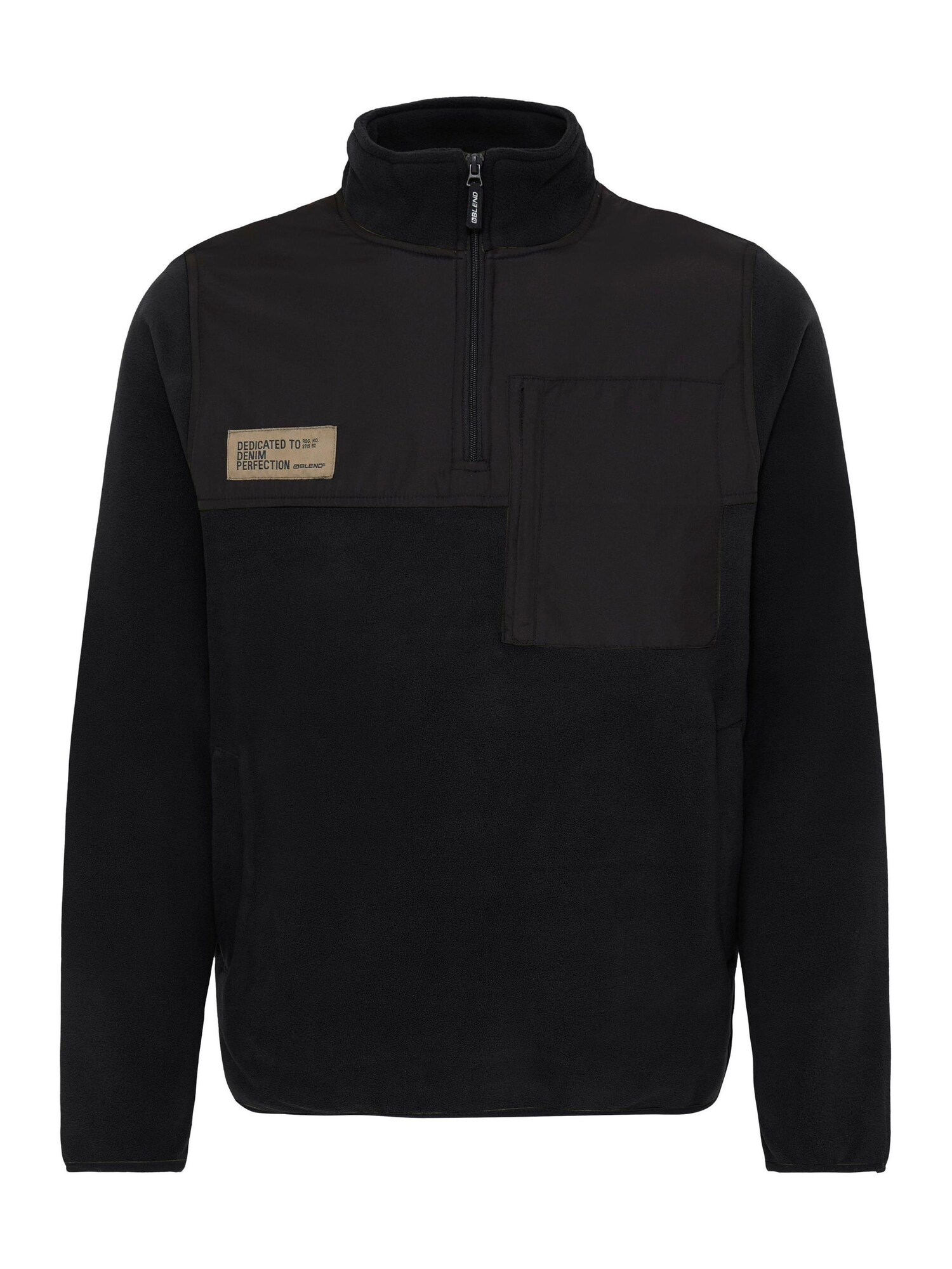 BLEND Jersey 'Masi' negro / blanco
