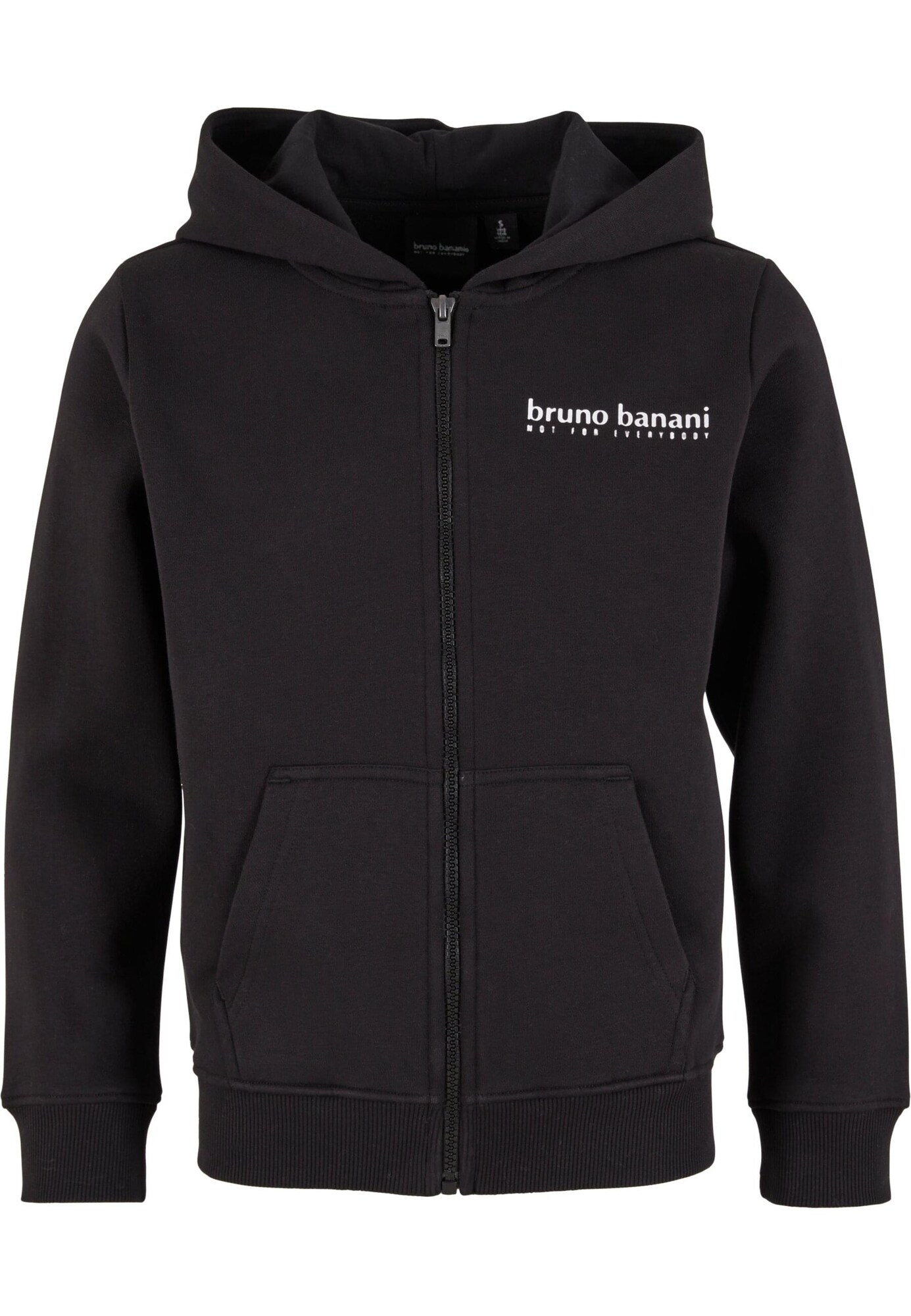 Bruno Banani Giacca di felpa  nero / bianco